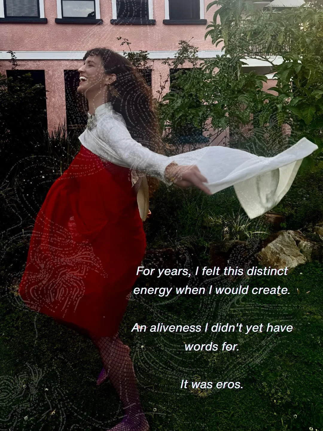 After working within fashion-textiles and sustainability spaces for almost two decades, and through my own personal experiences, I&rsquo;ve learnt that eros can be a vital collaborator in creating the regenerative worlds so many of us are working tow