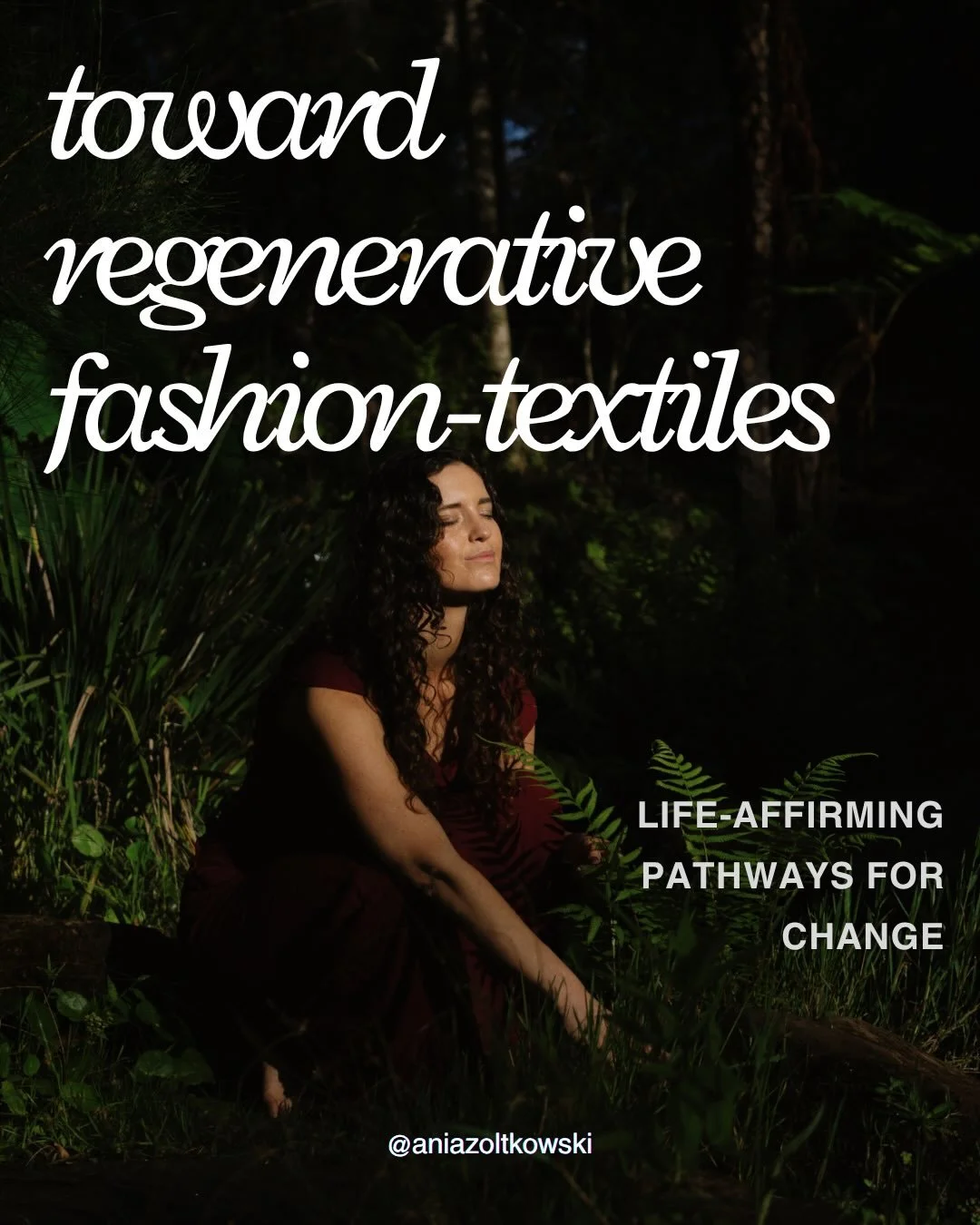 Through my research over the years, I&rsquo;ve found that the deepest transformation in our world and in fashion-textiles won&rsquo;t come from solving isolated problems inside the same extractive paradigm.

What&rsquo;s been asked for is a deeper re