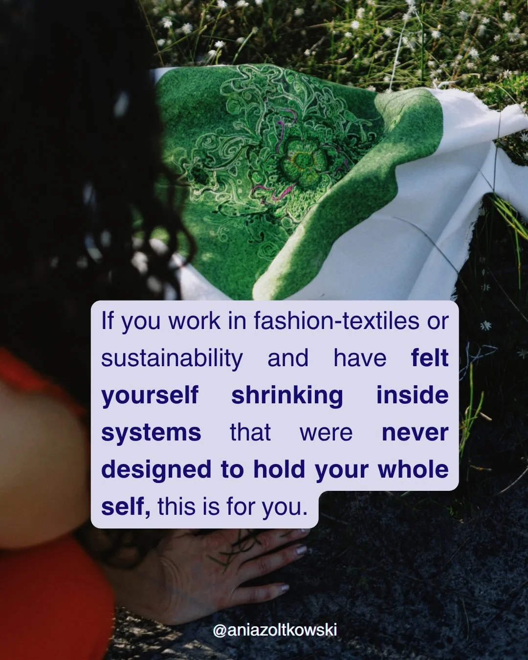 Here&rsquo;s an unpopular opinion on burnout: 🌀🌀🌀

Burnout is often a consequence of fragmenting yourself to contort into systems that were never designed to hold your wholeness.

This is the territory I&rsquo;m most interested in exploring throug