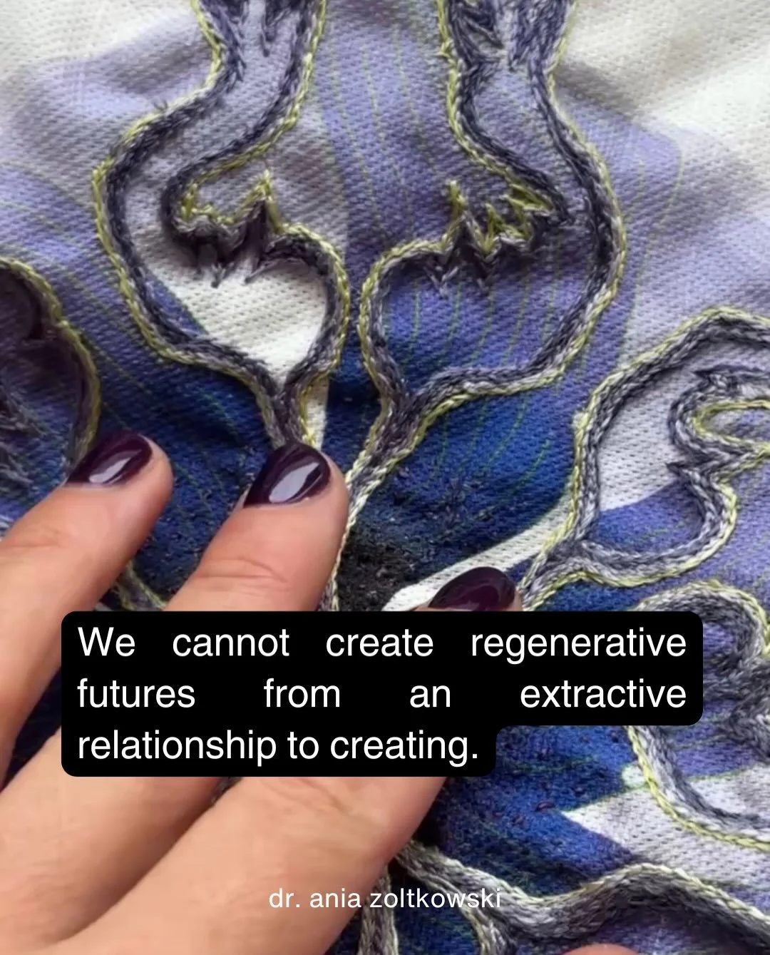 For most of human history, we made things but it was never only about the output.

We made through ritual and intention, where making was understood as part of community wellbeing, part of a larger regenerative cycle, connecting us to the wider web o