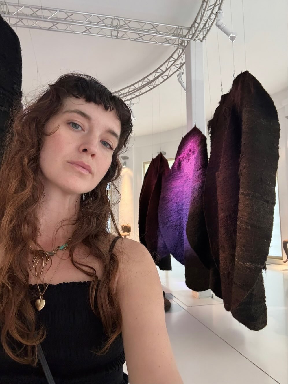 I spent the morning with these gorgeous beings today. 

I had the whole place to myself for hours.

I walked amongst them, felt their spirit, breathed with them.

These are created by the great Polish fibre artist Magdalena Abakanowicz&rsquo;s famous