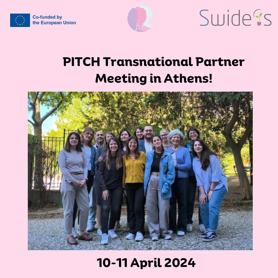 Last week the PITCH project partners consortium met in Athens to discuss the finalization of the activity clusters program with migrant women in each country, and plan for the next phase of the project. 
We are looking forward to, among others, launc