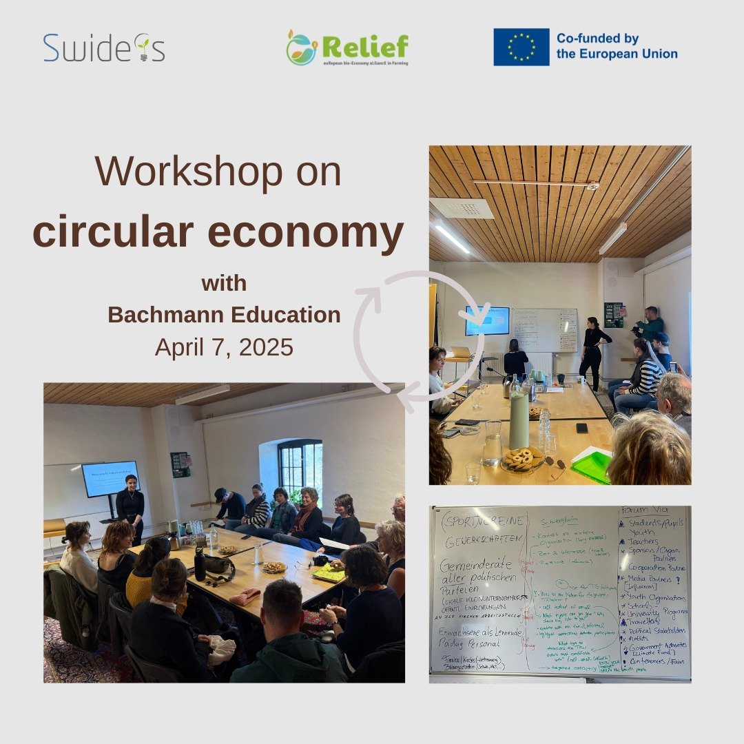 On April 7, we had the pleasure of hosting Bachmann Education from Germany who visited us at SwIdeas as part of one of their projects in which they explore sustainable practices in Europe. 

During their visit, we held a workshop using the materials 