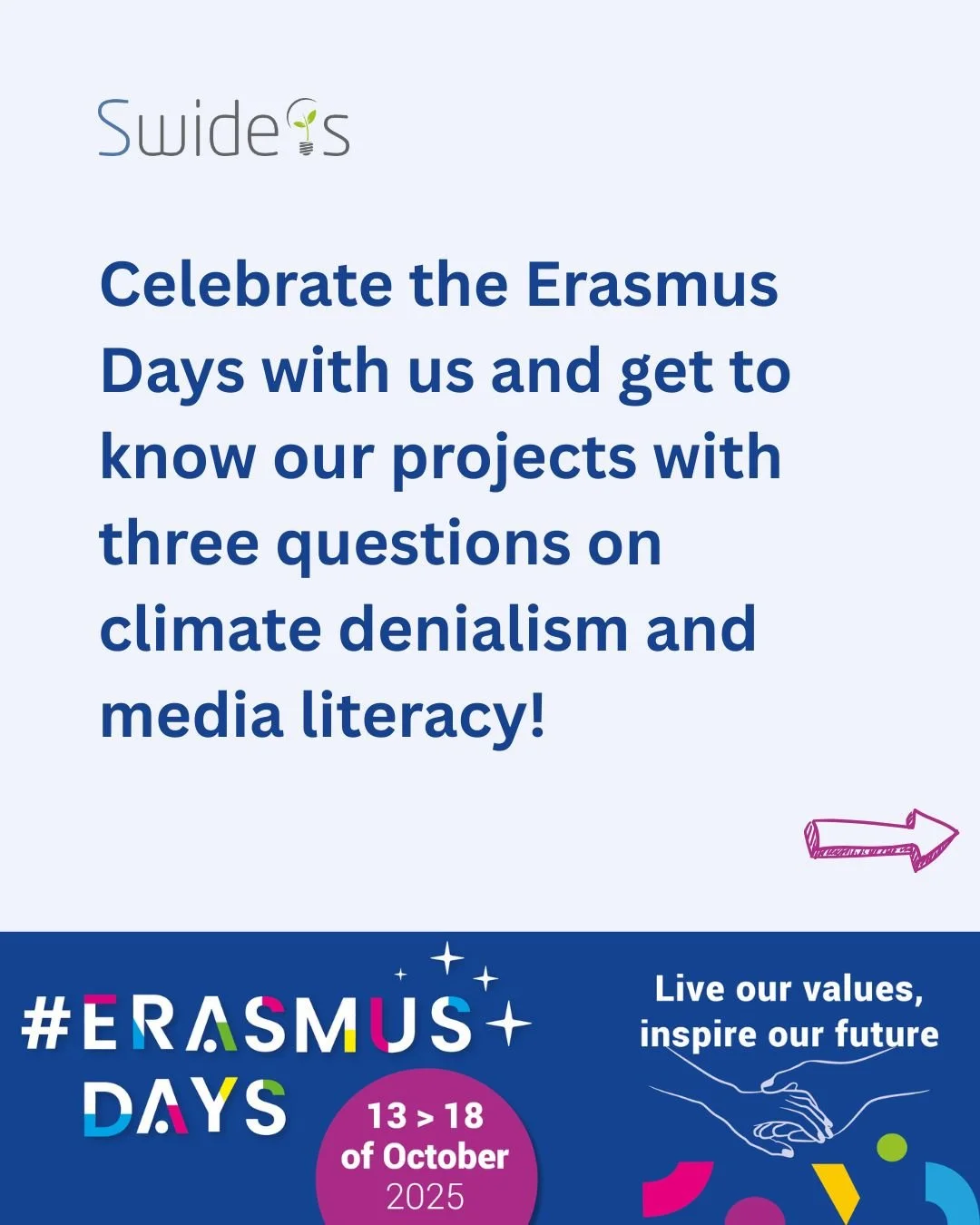 How much do you know about climate denialism and media literacy? 

Take this short quiz in honour of the Erasmus Days and explore our recently completed project ECOLitAct on our website (swideas.se). 

🌳🌍🌳

Eco-Literacy and Green Education for Cli