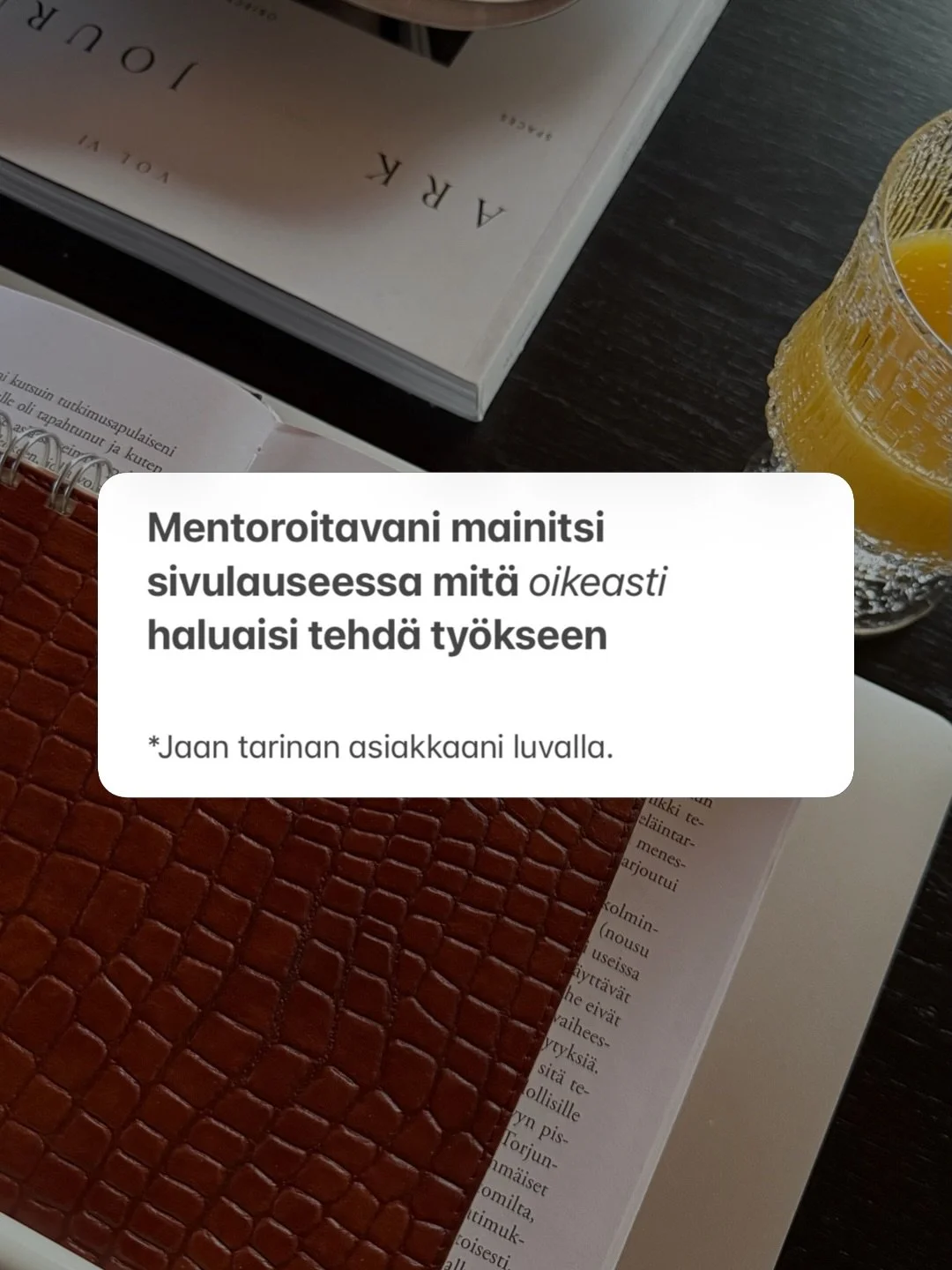 Kun et halua toistaa taas uutta viikkoa, kuukautta tai vuotta samaa tuttua rumbaa, muttet my&ouml;sk&auml;&auml;n hajottaa sit&auml; palasiksi = 🫶🏼🥂

Sun ei tarvitse tehd&auml; isoja mooveja ja isoja p&auml;&auml;t&ouml;ksi&auml; sokkona, ilman as