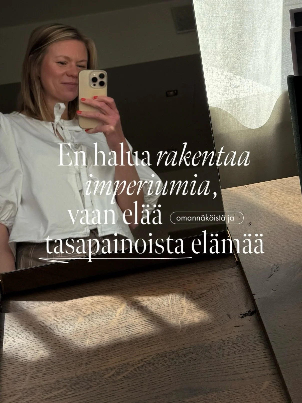 V&auml;lill&auml; tuntuu ettei yritysyhteyksiss&auml; kuuluisi puhua pehmeist&auml; arvoista. Mutta mit&auml; hittoa, miksi ei? 

Kaikki me yritt&auml;j&auml;t tavoitellaan &ldquo;menestymist&auml;&rdquo;, mutta aika usein n&auml;ytt&auml;&auml; unoh