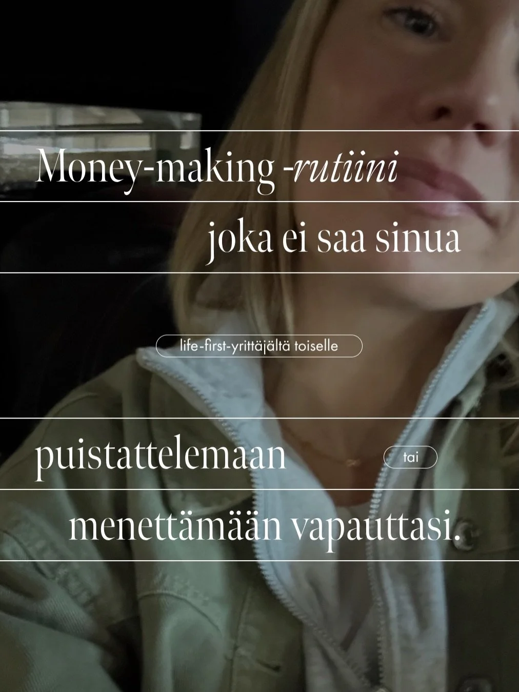Jos haluat ett&auml; sun arki n&auml;ytt&auml;&auml; puolen vuoden p&auml;&auml;st&auml; erilt&auml; kuin nyt, niin priorisoi money-making-teht&auml;v&auml;* 👏🏼 jokaiselle 👏🏼 p&auml;iv&auml;lle 👏🏼 

*Jokin asia joka konkreettisesti edesauttaa s