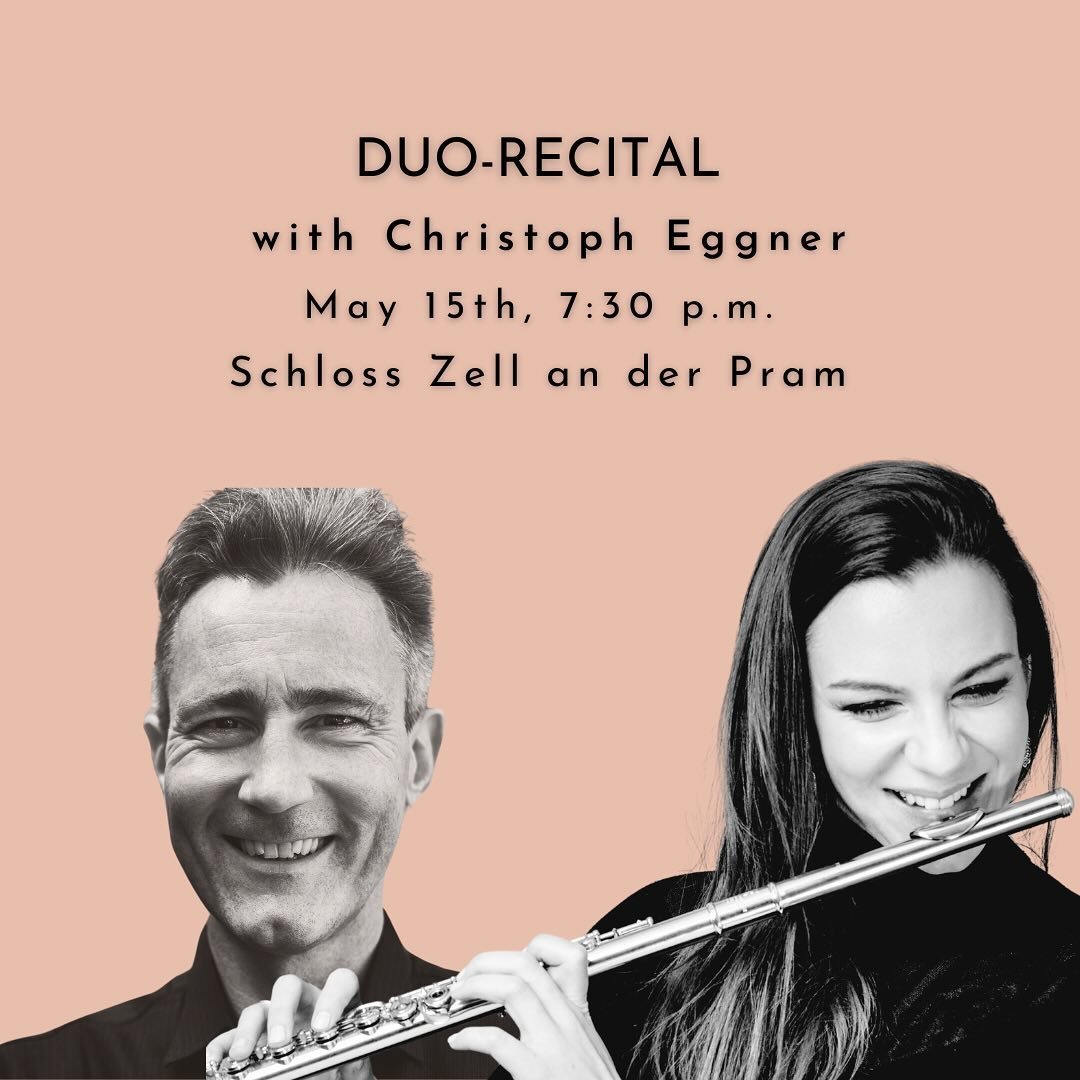 What a joy to perform with my dear and brilliant colleague Christoph Eggner! Together we will present a programm that combines music by Austrian and French composers. A special highlight is the piece &bdquo;Triptych for flute and piano&ldquo; by the 