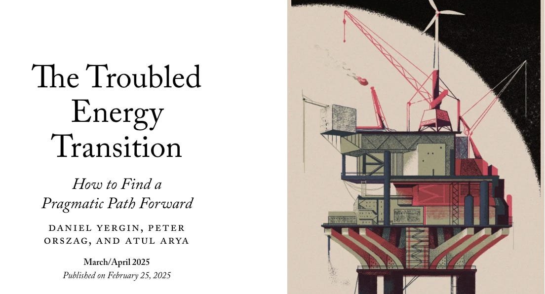 Troubled energy transition - a critique