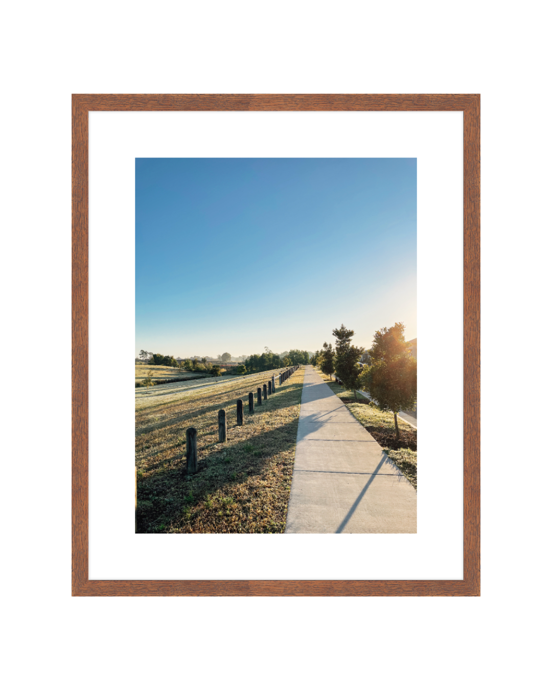 The Path Framed 16x20 Walnut Insta.png