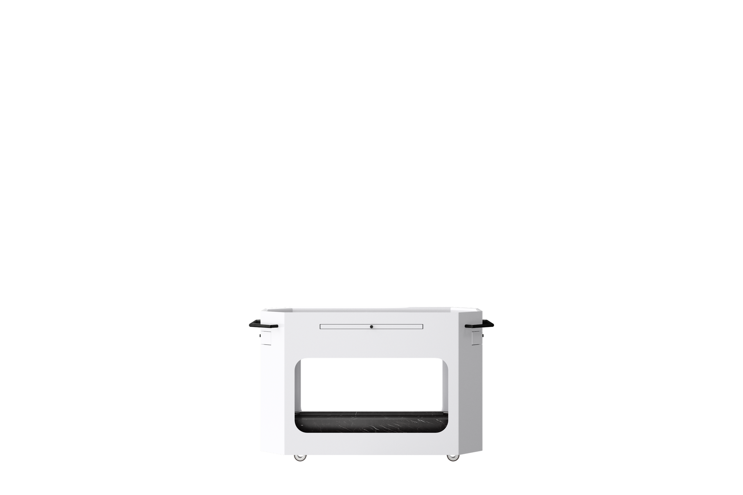 BAR CART  White