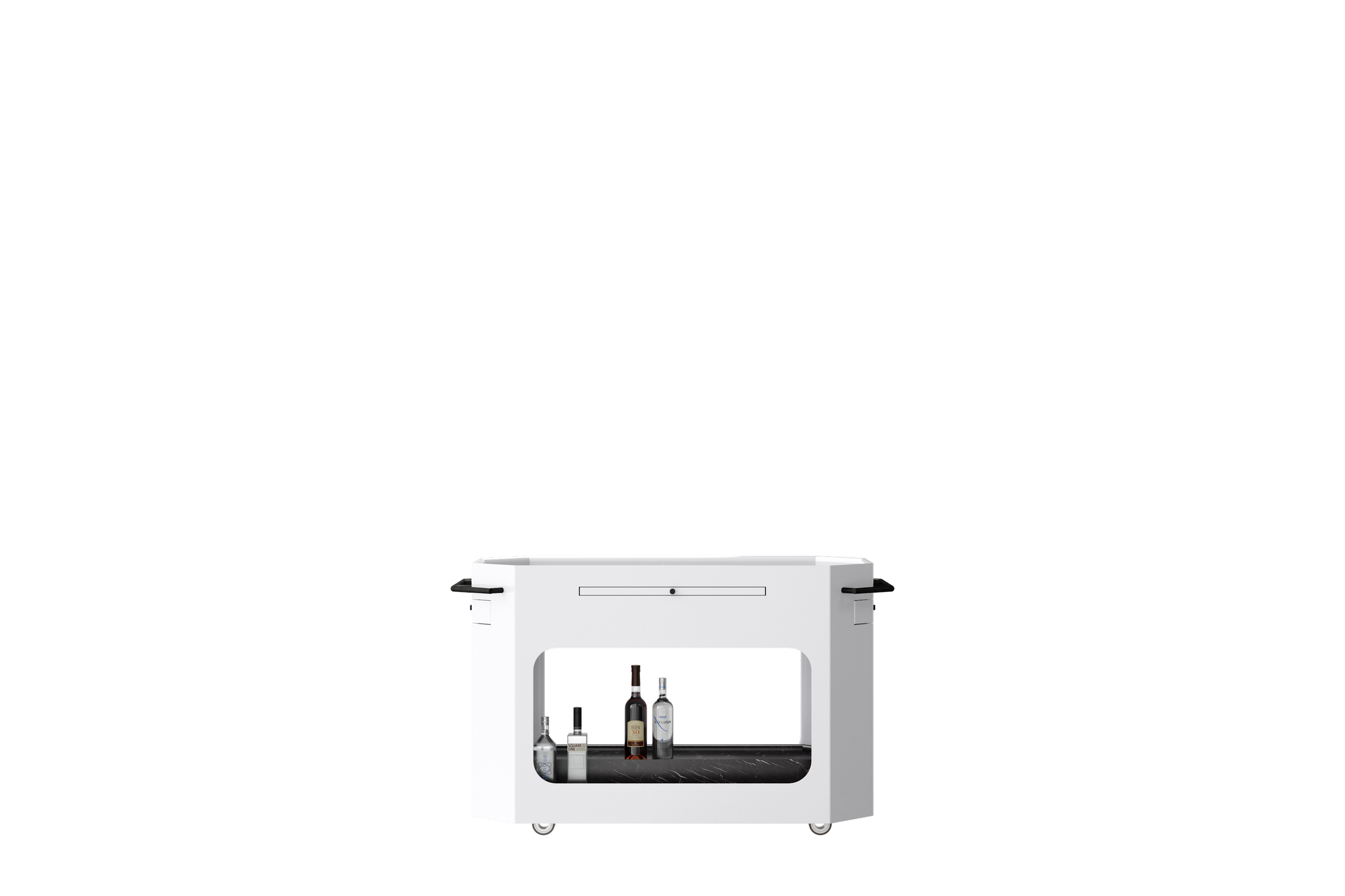 BAR CART  White