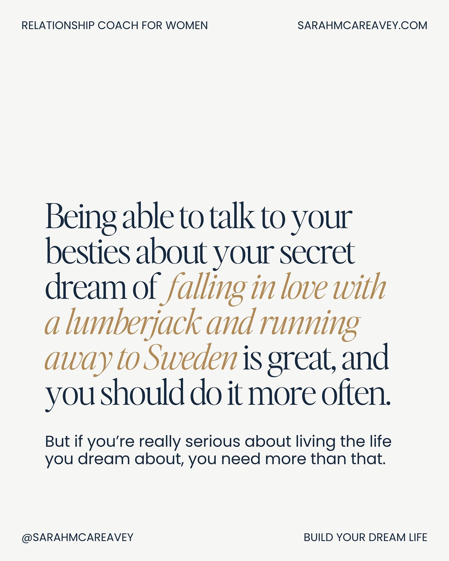 There&rsquo;s nothing better than friends you can have those kinds of conversations with. 

And I love nothing more than those summer evenings with my besties, hearing all the amazing and exciting things they want to do, experience and create. 

But 