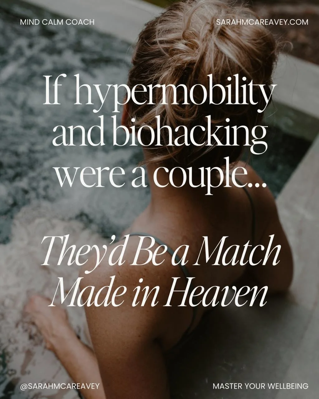 If hypermobility had a soulmate&hellip; it would honestly be biohacking.

Not because it fixes anything, but because it understands the assignment.

When your joints, gut, hormones, sleep, and nervous system start to feel like a set of little wind-up
