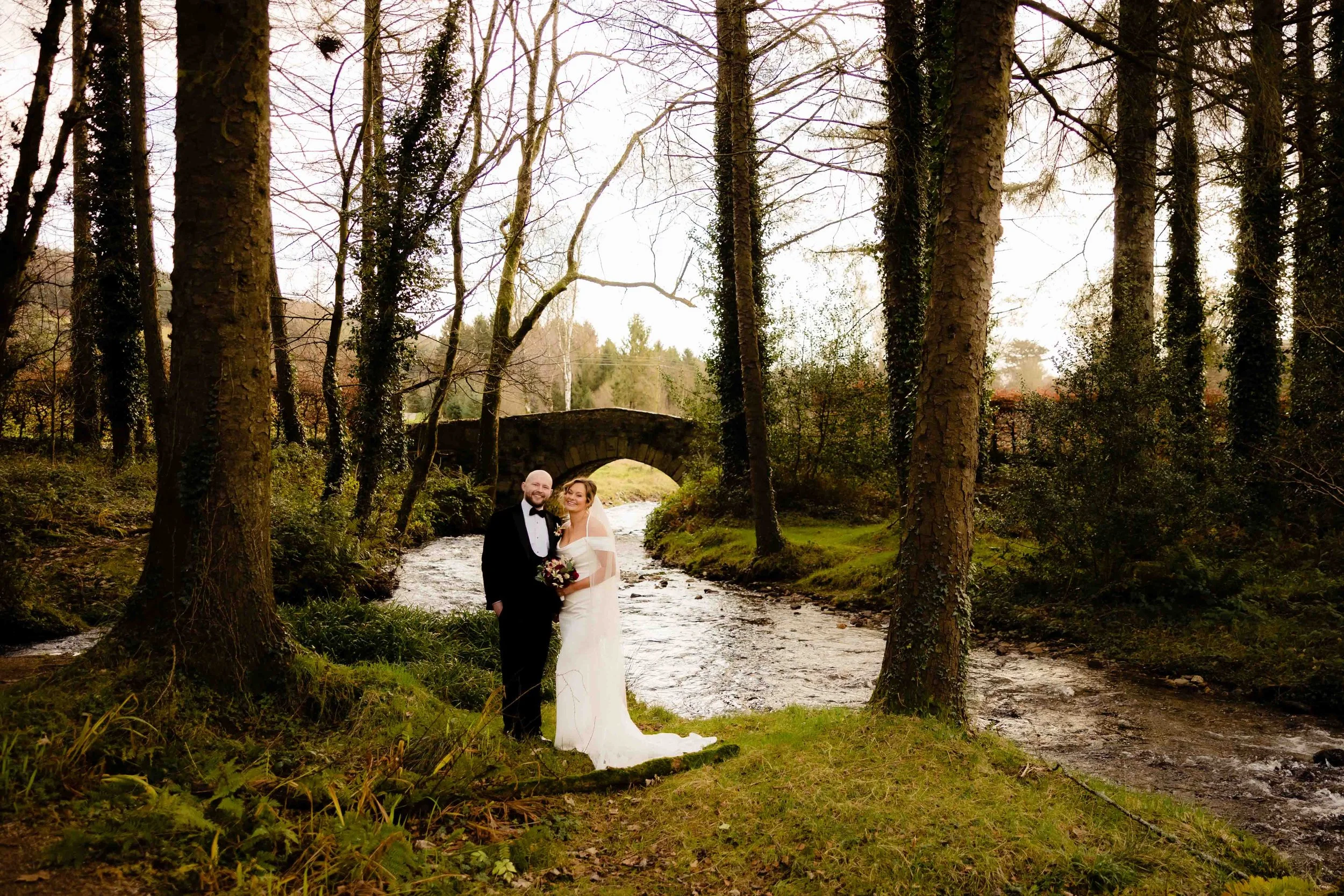 BrookLodge wedding photographer winter ceremony