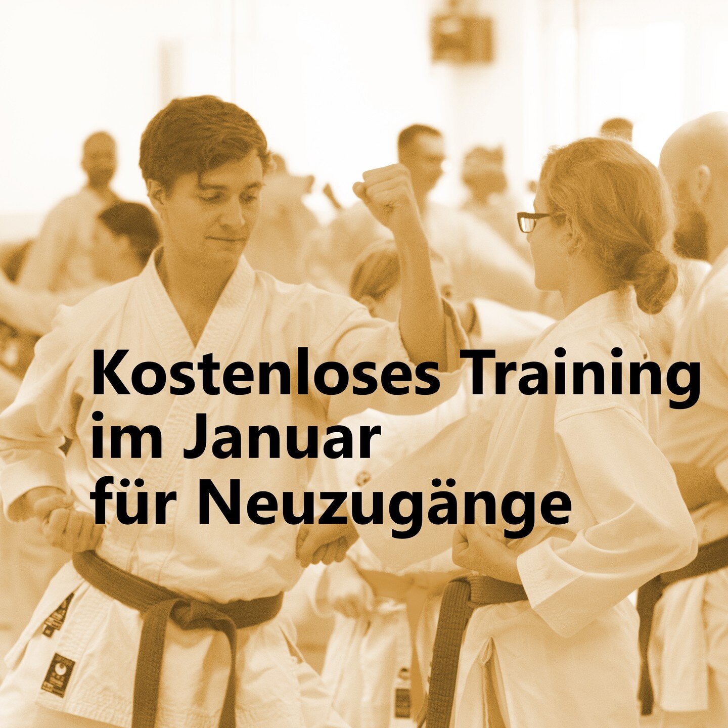 Probierts mal mit Karate!

Gemeinsam mit anderen Berliner Karatevereinen bieten wir im Januar 4 Wochen kostenloses Training f&uuml;r Neu- und Wiedereinsteiger an! 
F&uuml;r Kinder finden Trainings Mittwochs und Freitags 17:00 bis 18:30 statt, f&uuml;