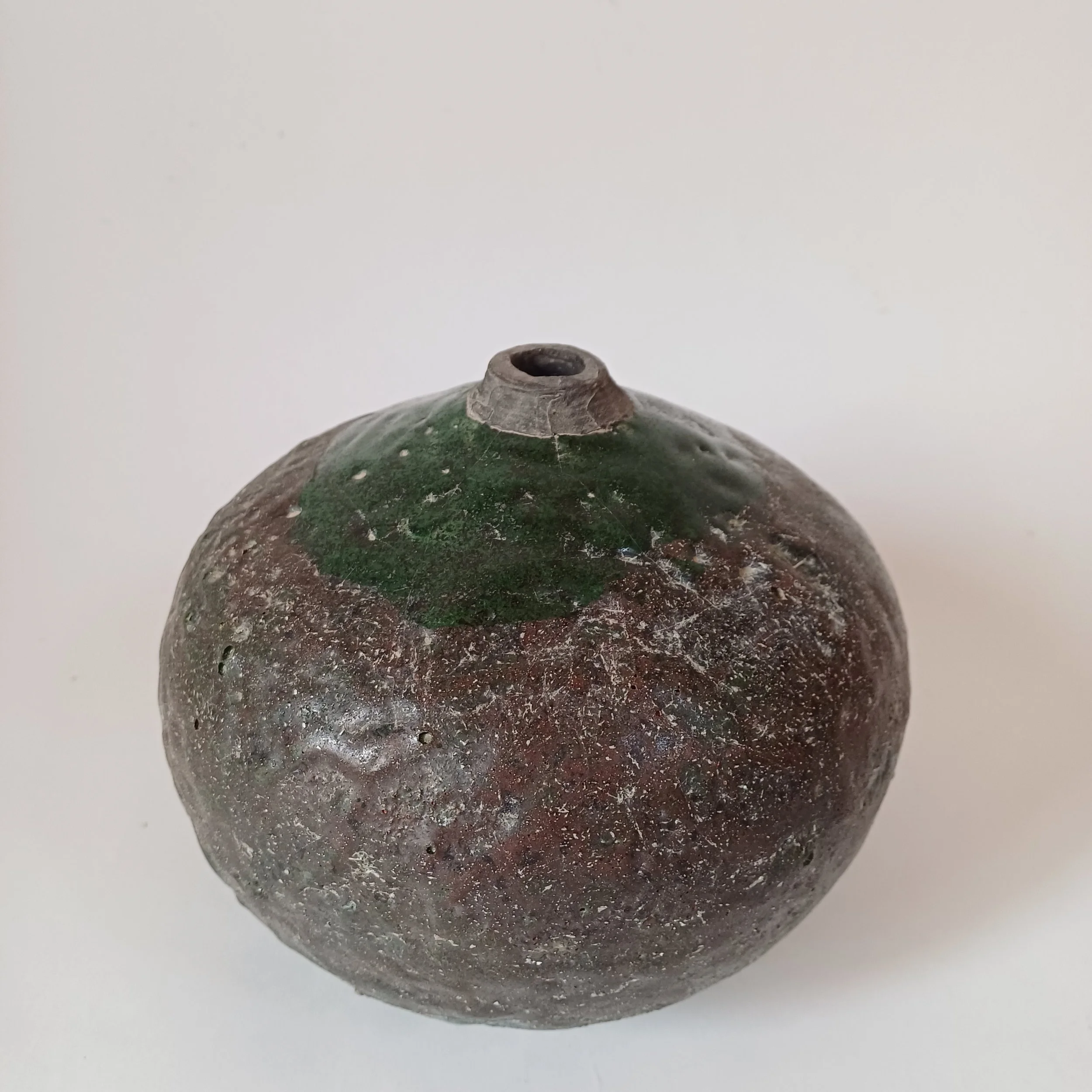 Green drip and grey round vase 3.jpg