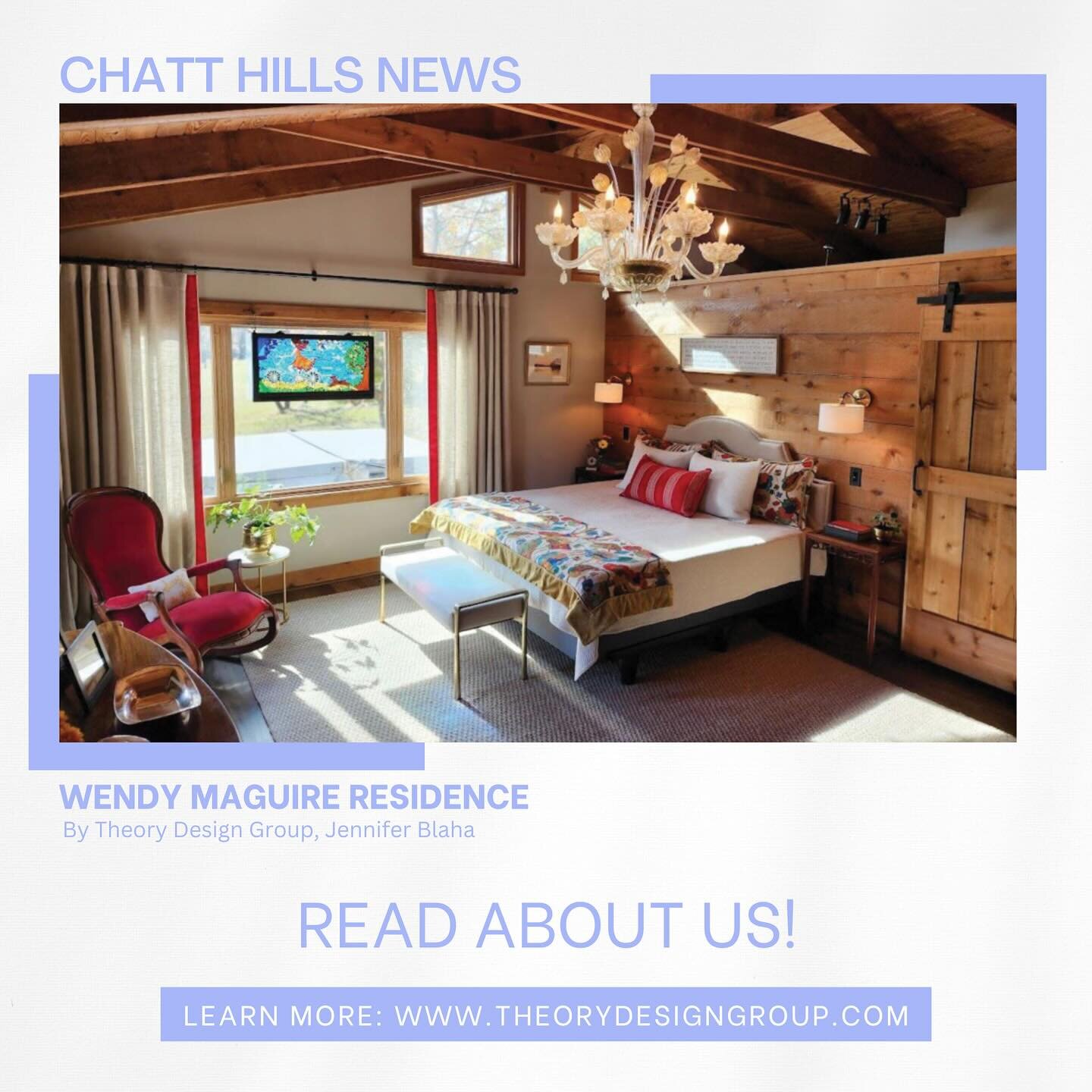 Refresh for a Log Cabin. Master Bedroom and Living Room, before and after photos in reel. Check out the story in the Chatt Hills Newspaper! Link is in our highlights! #interiordesign #theorydesigngroup #logcabindesign
