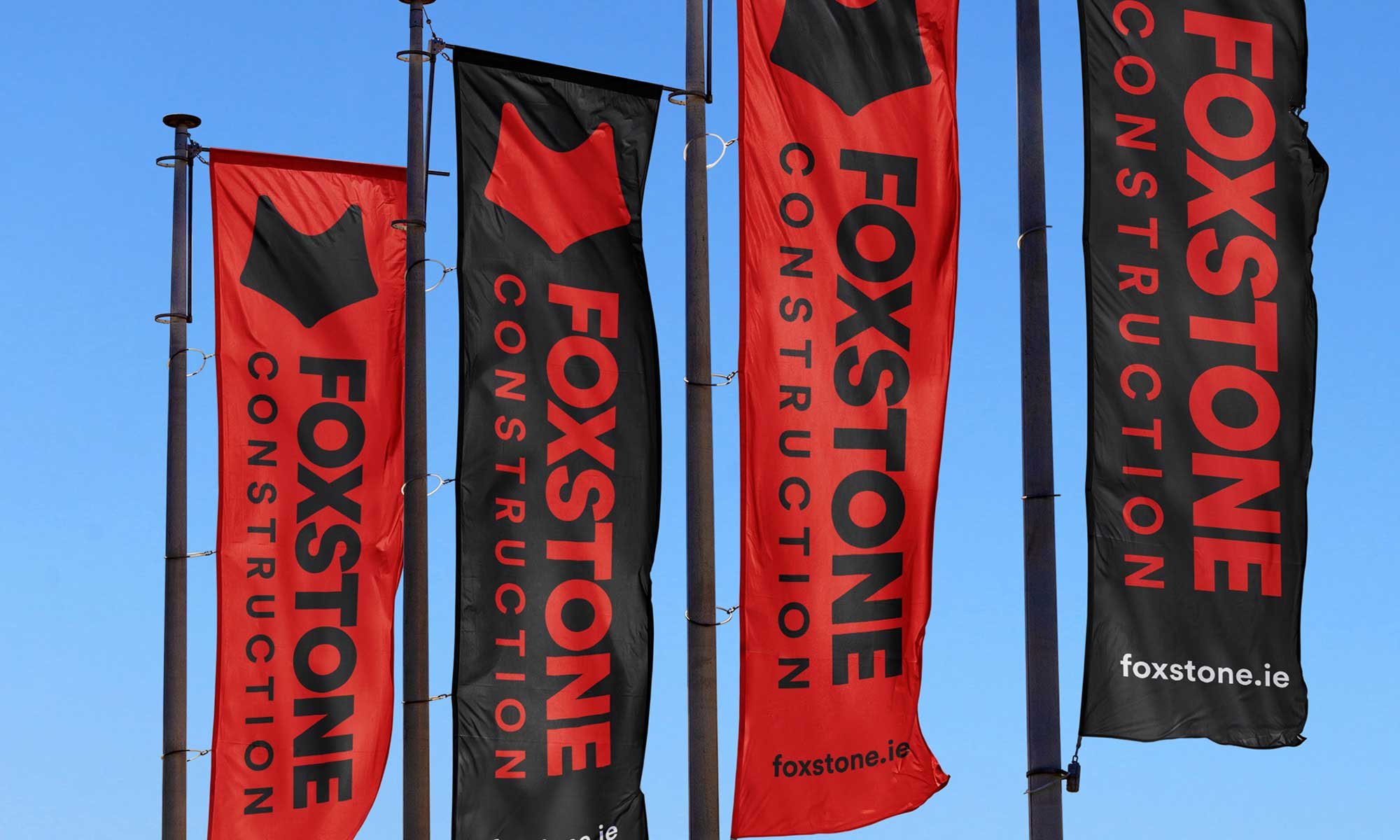Foxstone Construction site flags