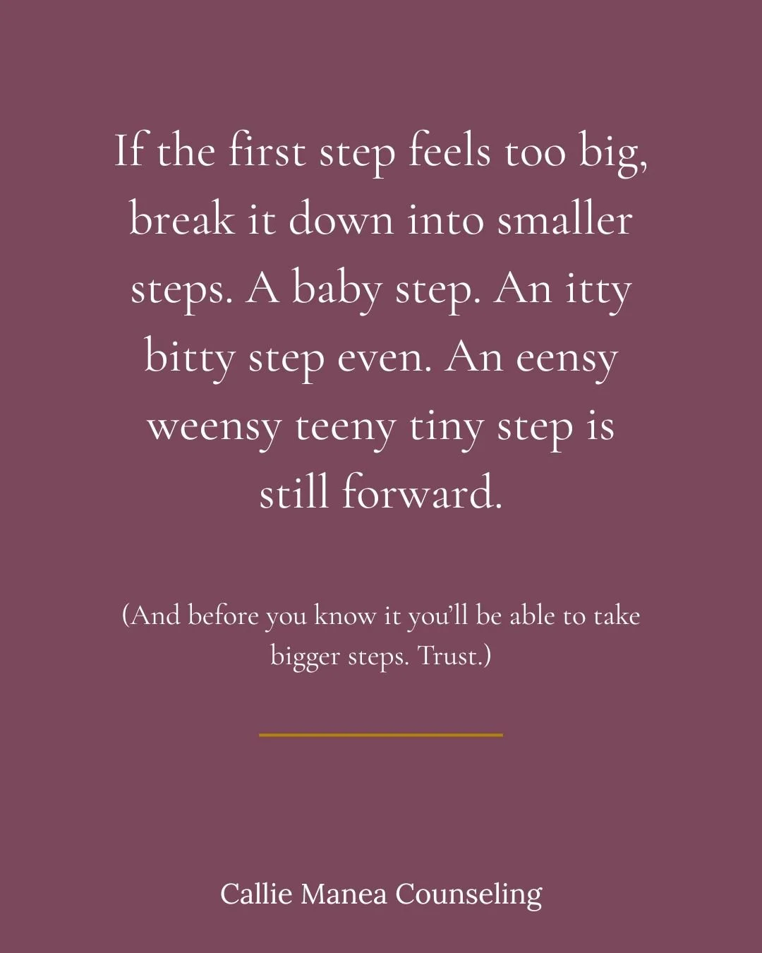 Baby Steps