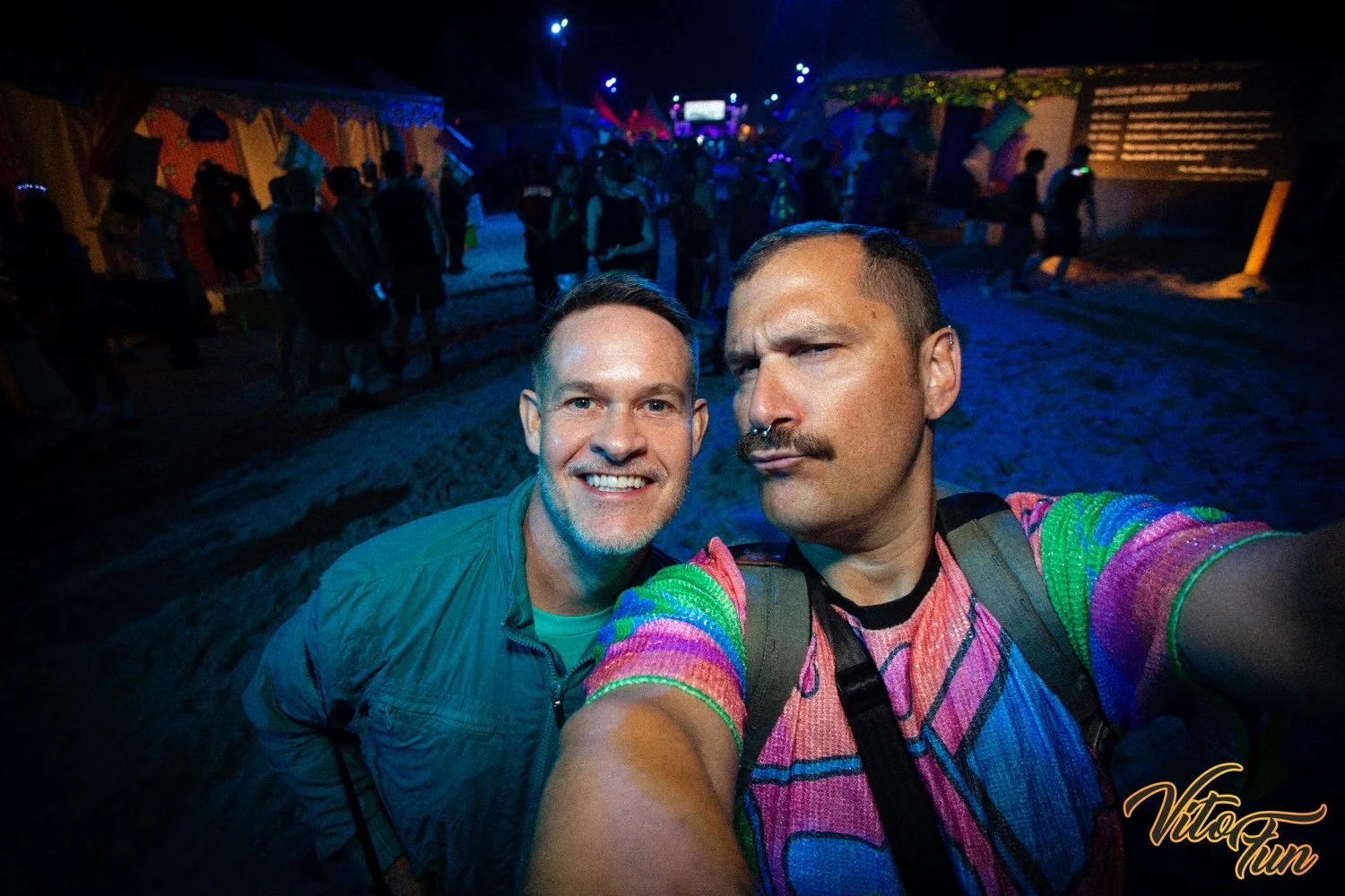 Fire Island Pines - Pines Party - August 2nd 2025 - Beach Party 44 Klaus Vito Selfie - Photo by Vito Fun.jpg