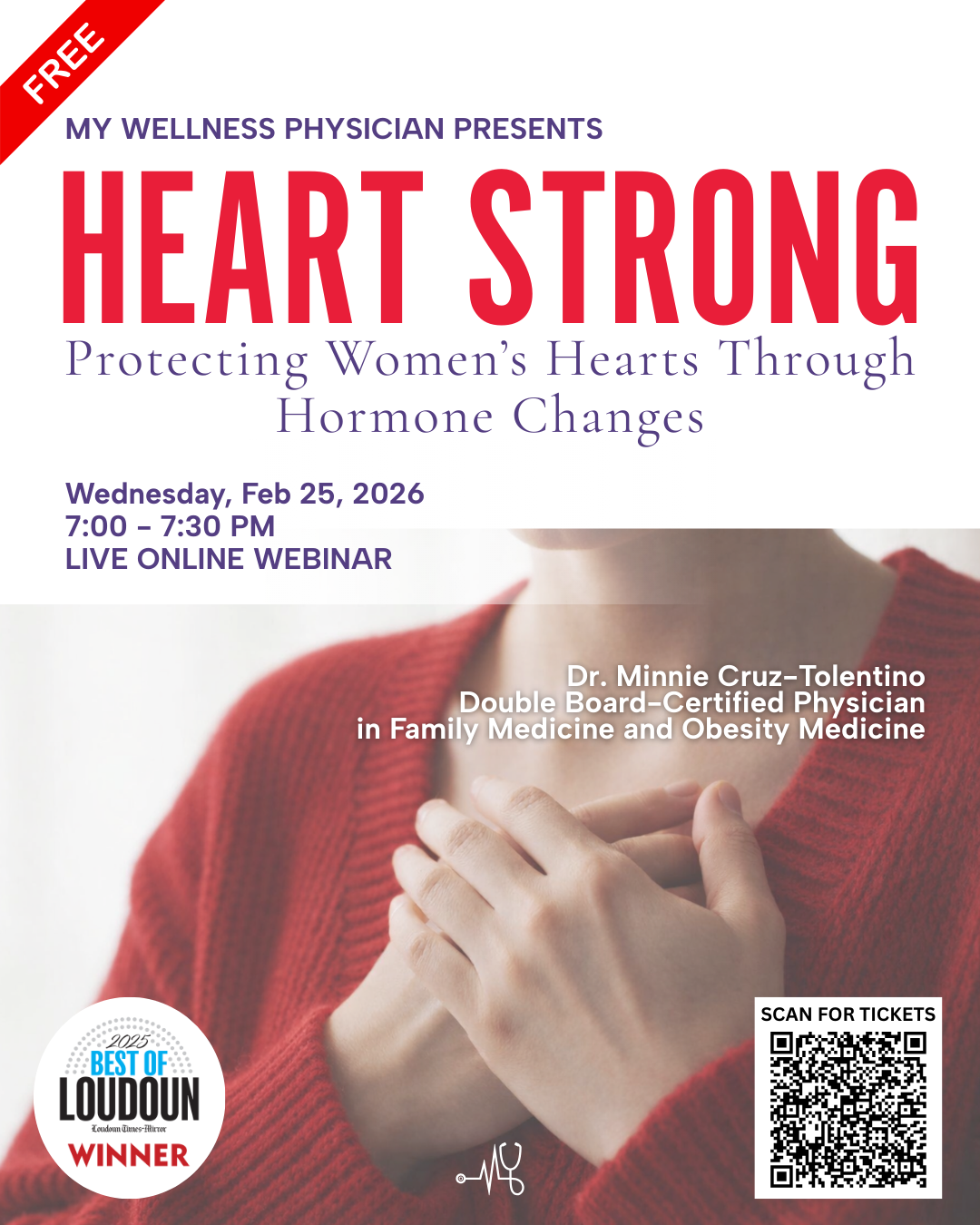 Heart Strong: A Webinar for Women Who Want to Protect Their Heart (and Their Future)