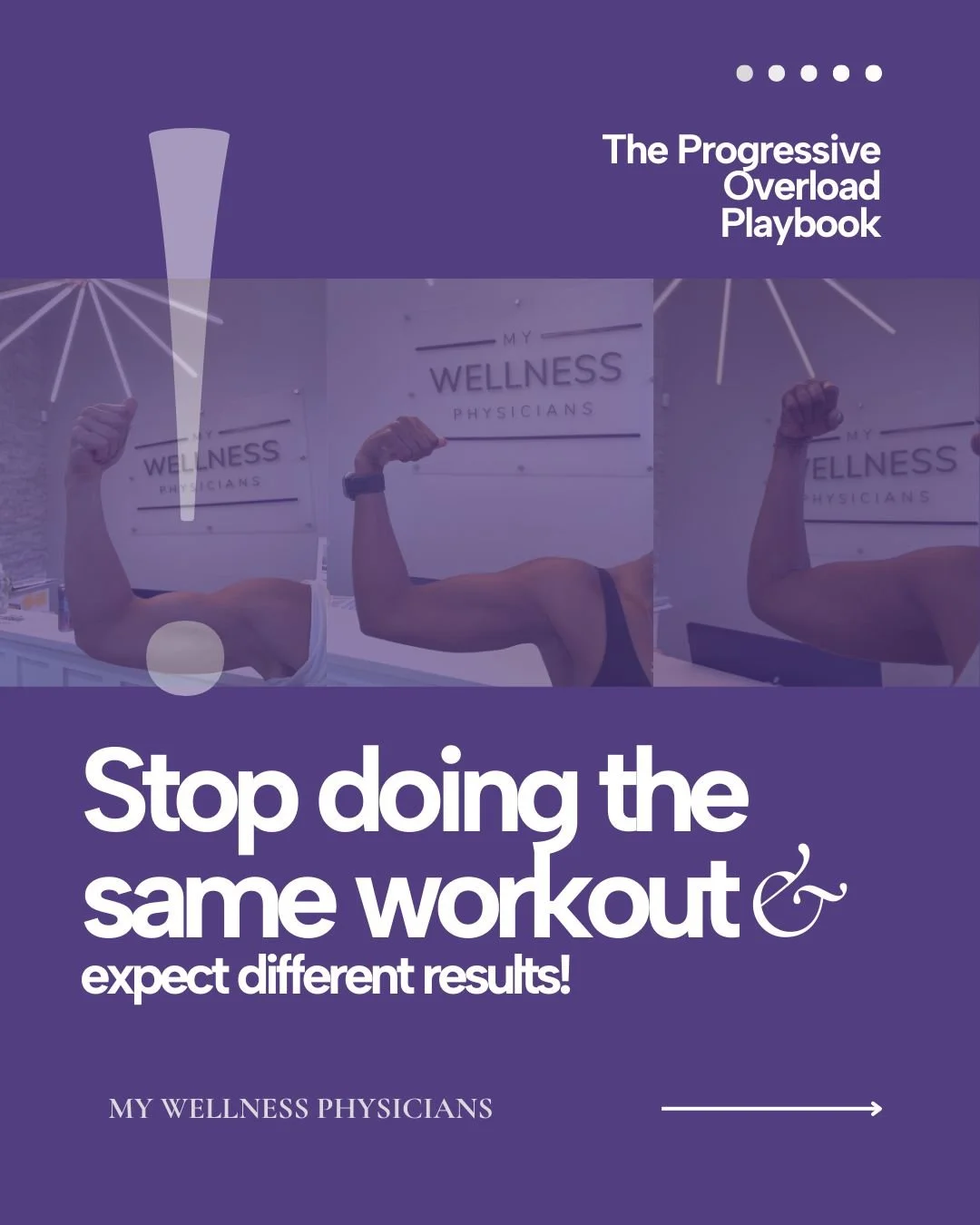 Stop doing the same workout &amp; expect different results.

Progressive overload is the science behind sustainable muscle growth, strength gains, and breaking through fitness plateaus. It's not magic&mdash;it's adaptation.

Here's how to implement i