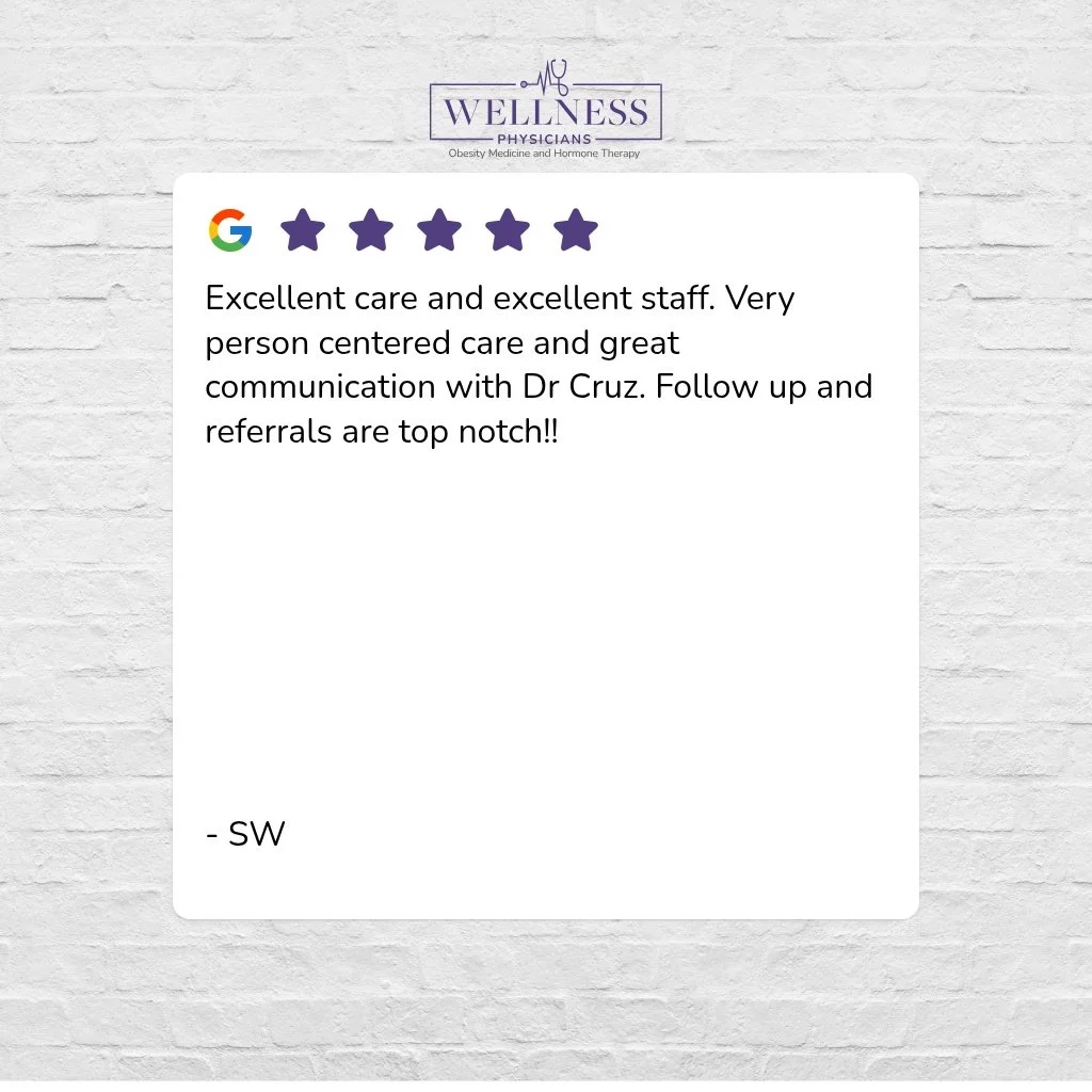 ⭐⭐⭐⭐⭐ Your kind words mean everything to us!

When our patients take the time to share their experience, it reminds us exactly why we do what we do. At My Wellness Physicians, we pour our heart into every visit &mdash; and hearing that it made a diff
