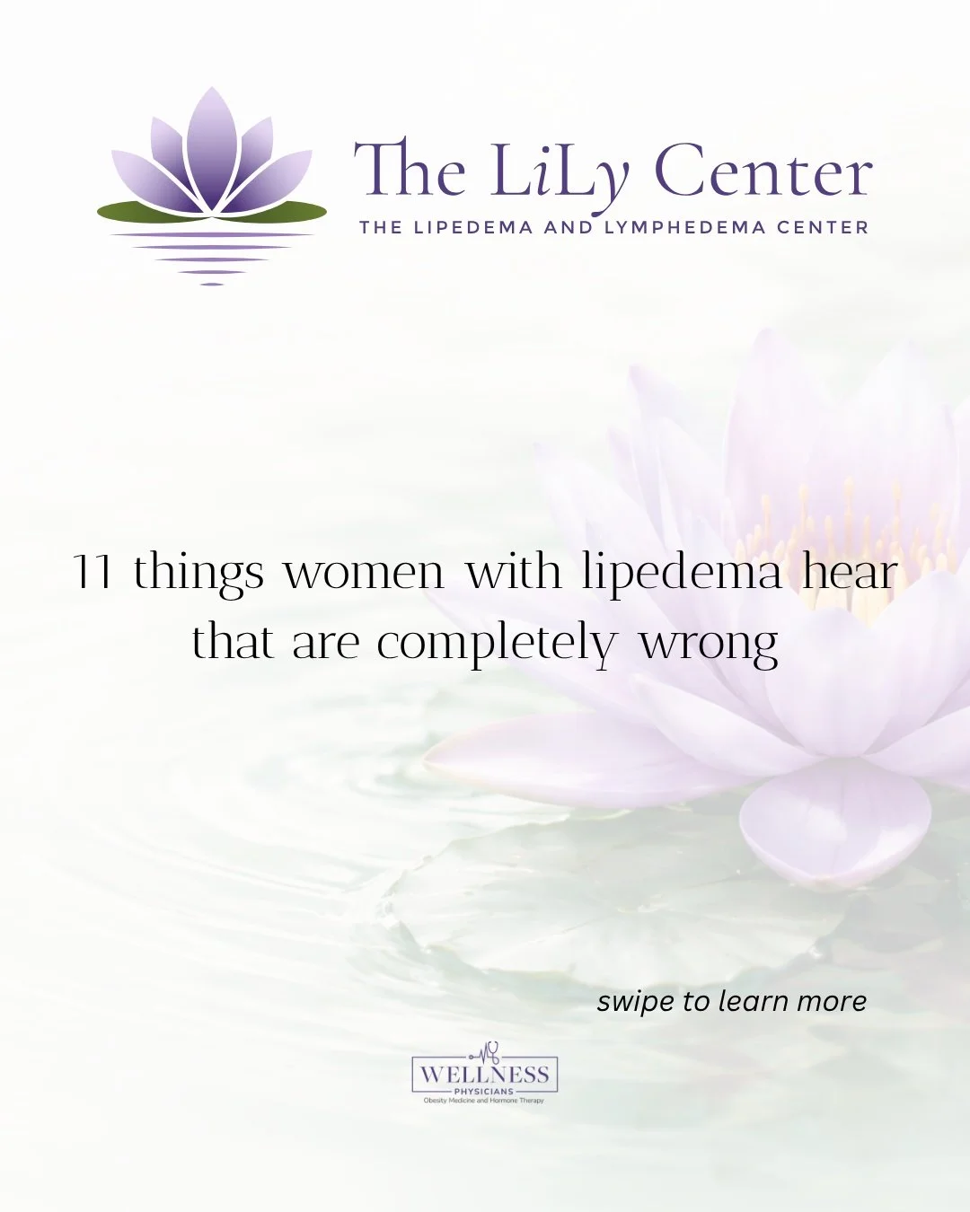 If you've heard even three of these &mdash; you are not alone. And you are not imagining it.

Lipedema is a medical condition. It is not a motivation problem. It is not a diet problem. It is not something you should be able to exercise your way out o