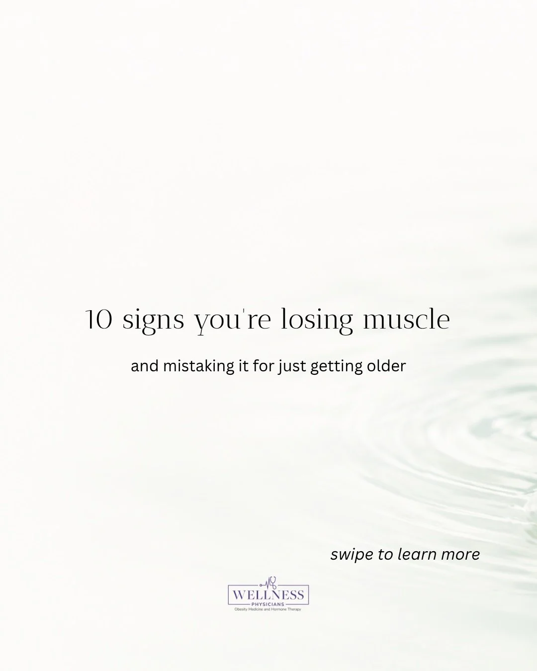 The scale doesn't tell you what you're made of.

Body composition changes in midlife &mdash; especially for women &mdash; are some of the most clinically significant shifts happening in the body. Muscle is metabolically active tissue. Losing it chang