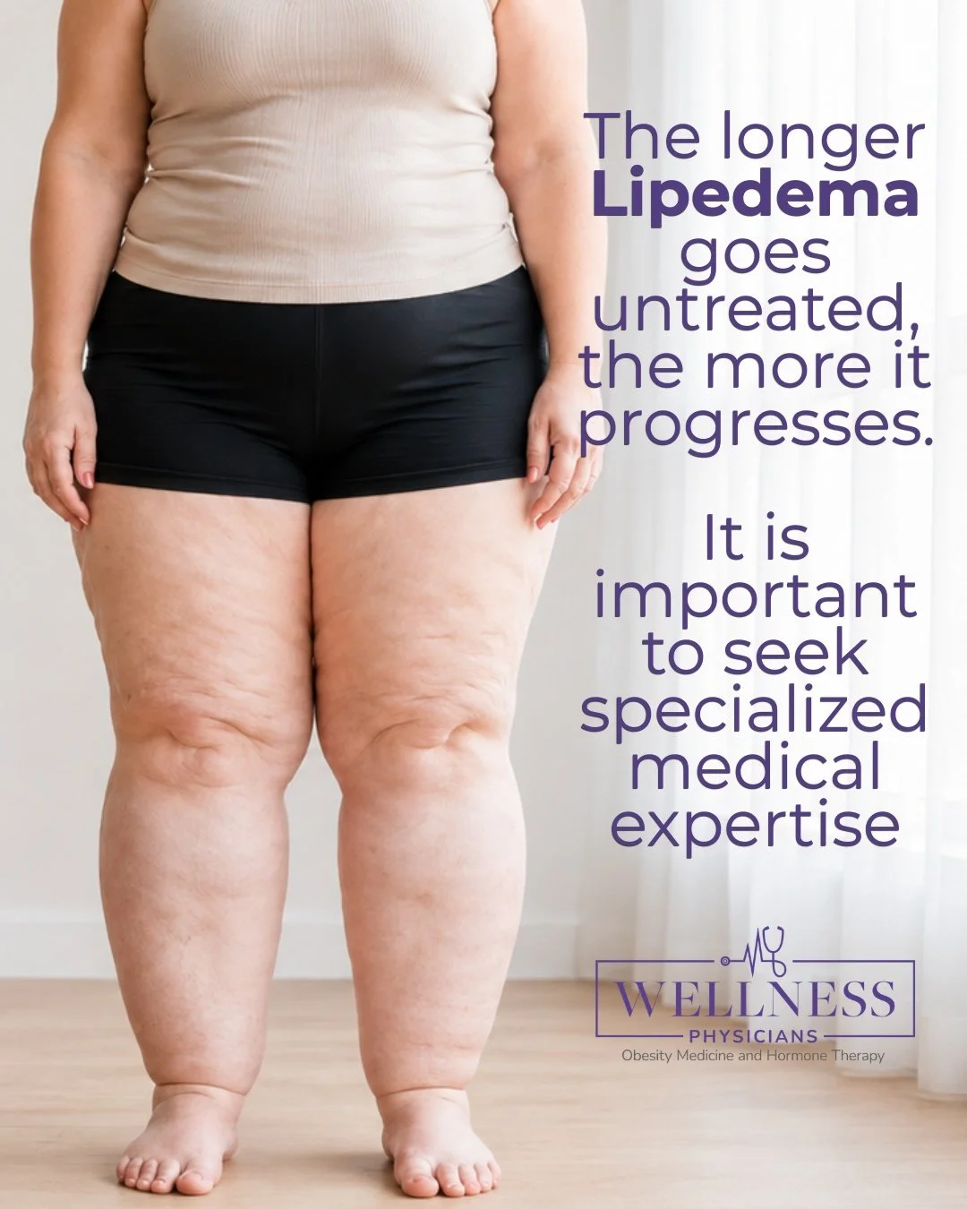 If your legs feel painful or heavy, bruise easily, or seem to be changing in ways you cannot explain, it is okay to ask for a closer look. 💜

Lipedema is one possible cause, but you do not have to figure it out on your own. Getting evaluated can hel