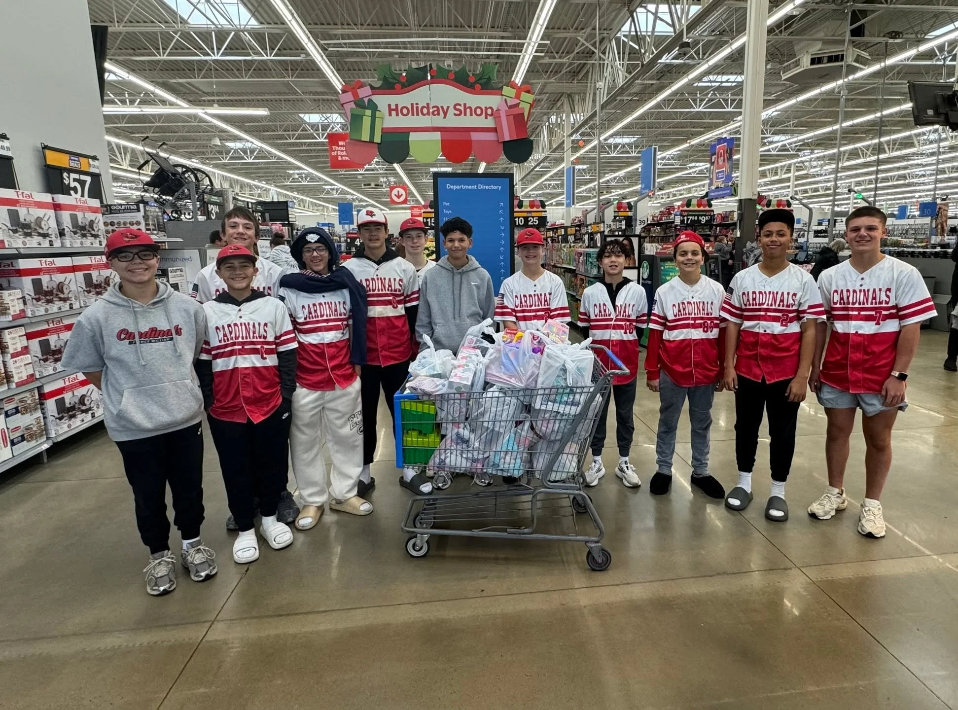 Bigger than baseball - for the fourth year in a row, our Prince William Cardinals 13U team proudly participated in a toy and item donation drive benefiting Inova Children's Hospital, purchasing much-needed items directly from the hospital&rsquo;s ite