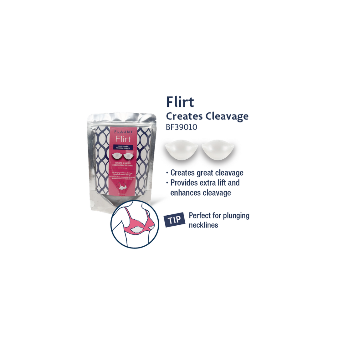 Breast enhancers Flaunt Flirt Creates Cleavage — BeConfident Fashion Fit Solutions