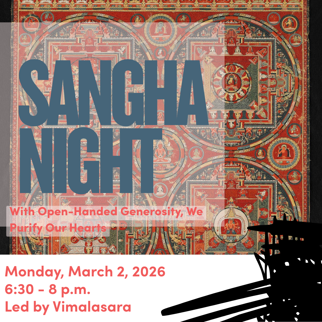 Sangha Night With Vimalasara (Online)