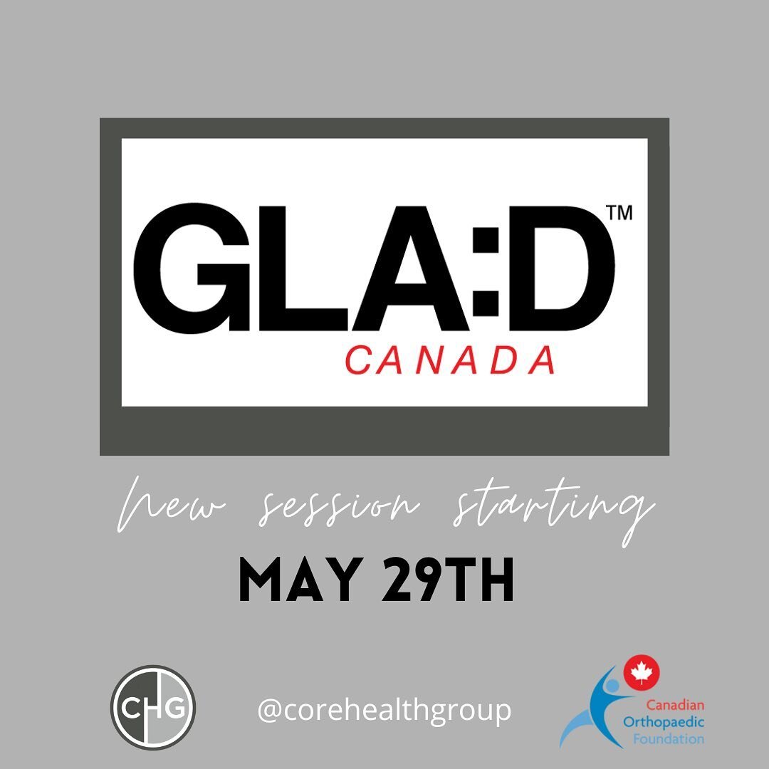 @marikathephysio is beginning another GLA:D Canada session on May 29th!

Do you have stiff and painful knees or hips⁉️

GLA:D is an education and exercise program for knee and/or hip osteoarthritis!🦵🏼

This 8-week program is an ongoing research stu