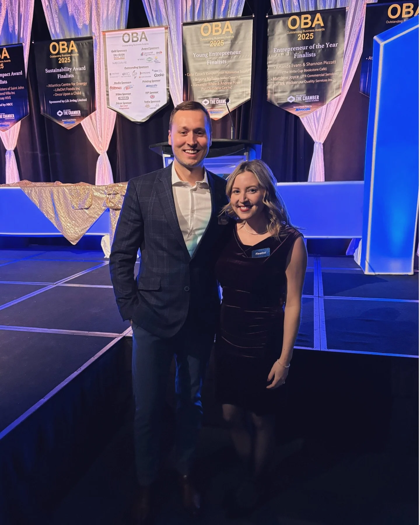 We had such a fun night celebrating the incredible Saint John business community at @thechambersj Outstanding Business Awards Gala ✨💃🏼🕺🏻

We were so thrilled to be chosen as a finalist in the &ldquo;Emerging Enterprise&rdquo; category 🤩

Congrat