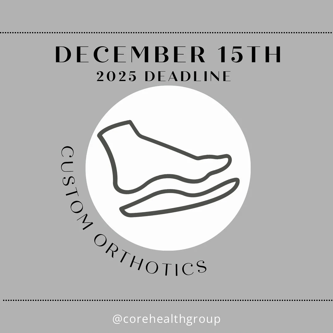 The deadline for custom orthotics orders under your 2025 benefits is December 15th 🗓️

If you&rsquo;ve been interested in getting custom foot orthotics, now is the time to book in 🦶

Give us a call at (506) 288-2673 📲

.
.
.

#saintjohn #saintjohn