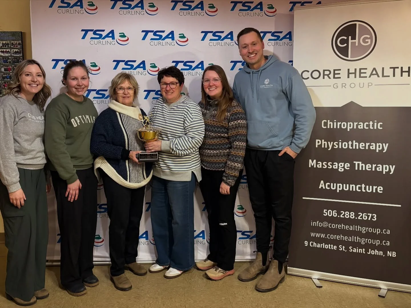 Another rockin&rsquo; season wrapped up on Monday as we celebrated the winners of the CORE Health Group Monday Night Mixed Curling League at the @tsacurling club 🥌🎉

Congratulations to all the winners and a big thank you to all the members and staf