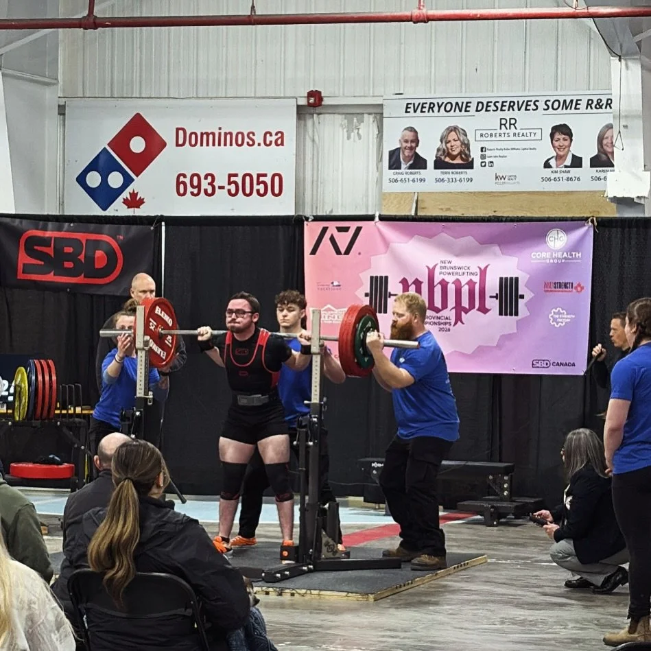On Saturday, we sponsored the @newbrunswickpowerlifting provincial championships and the team was present to support the athletes 🏋️🏆

It was incredible to see these athletes push themselves to the absolute max! Well done to all!! 👏

#chiro #physi