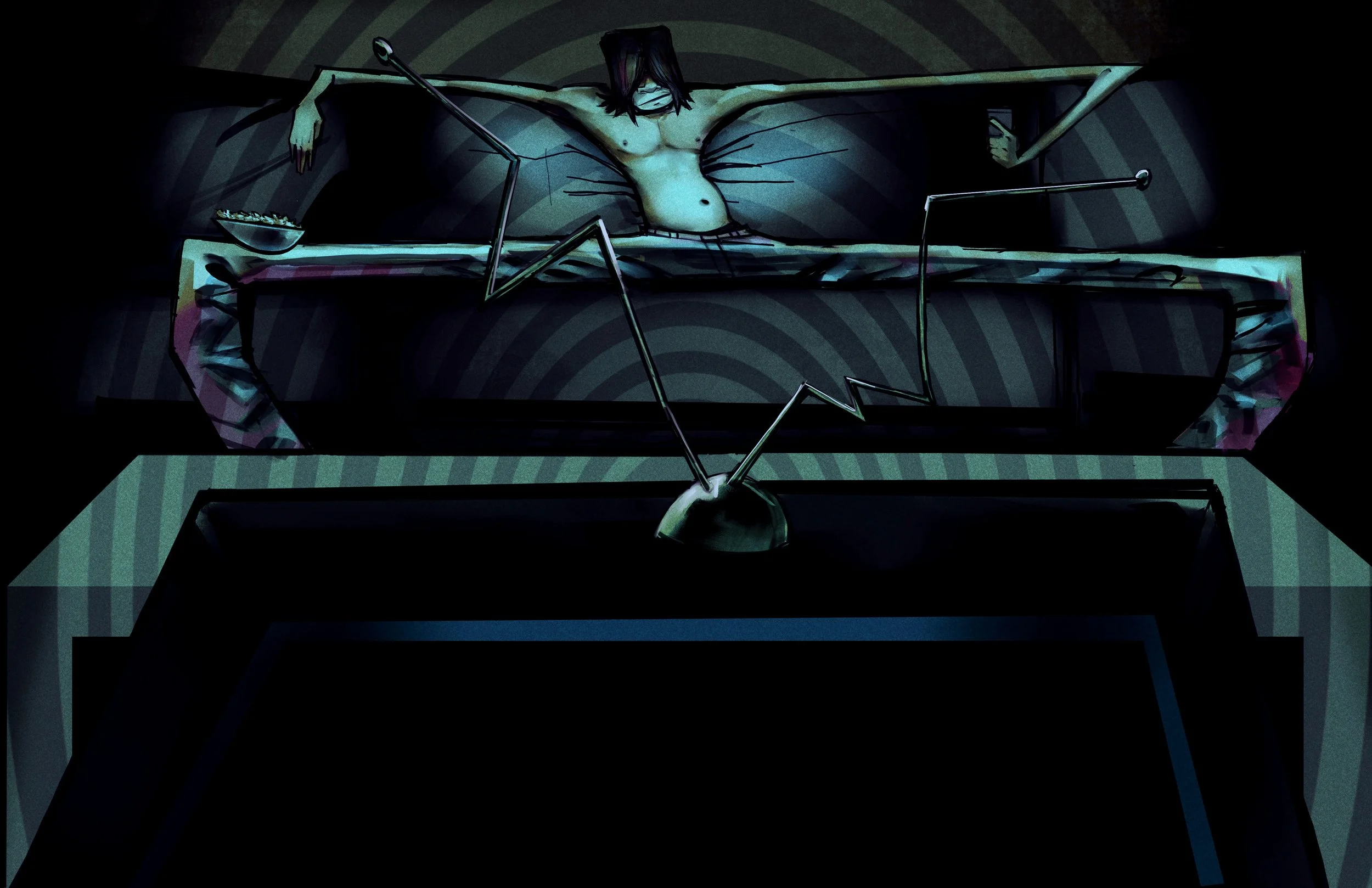 Brainrot conceptual illustration