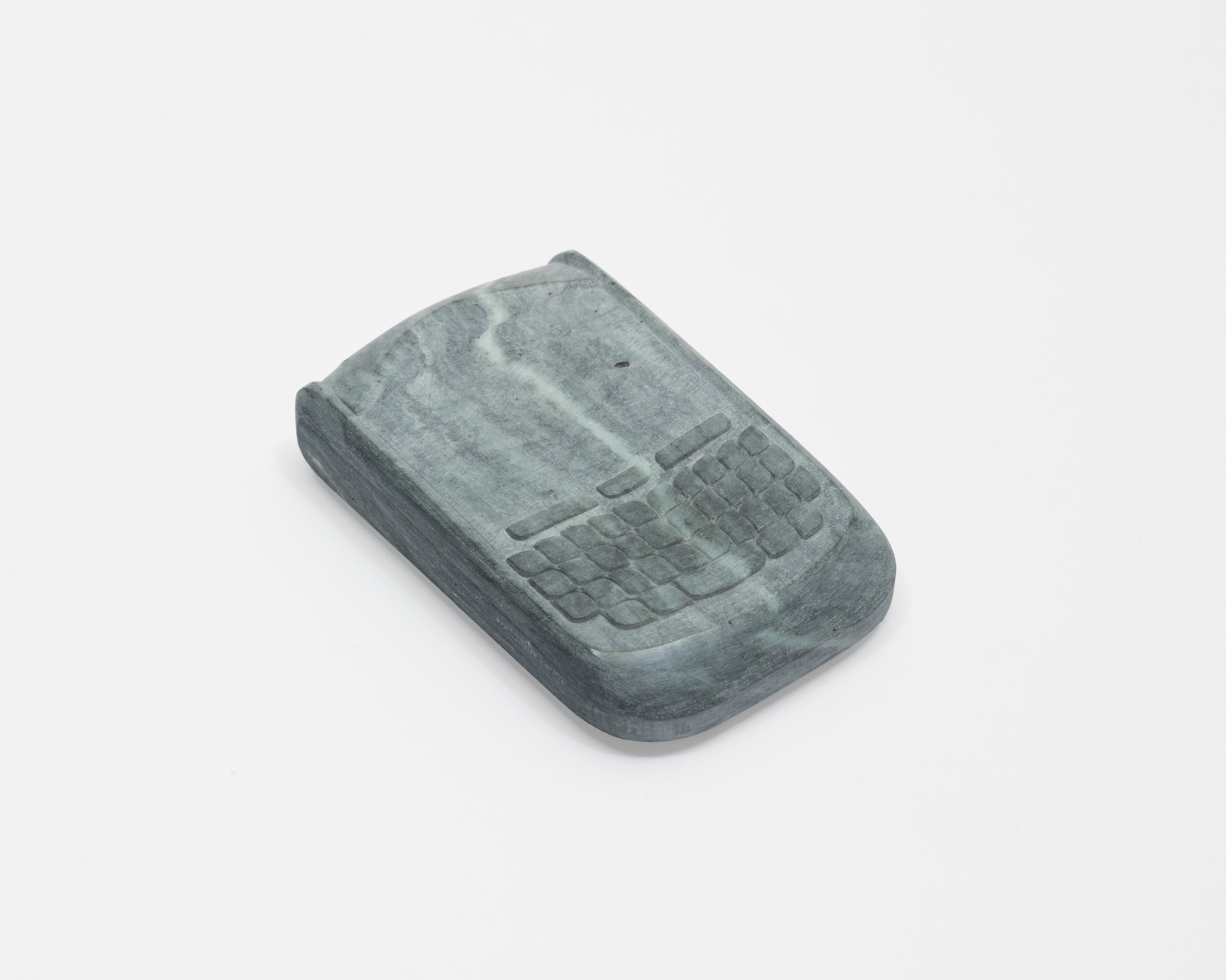 My Dad's Old Blackberry, 2023
Hand-carved soapstone
1 x 4.25 x 3.75 in.