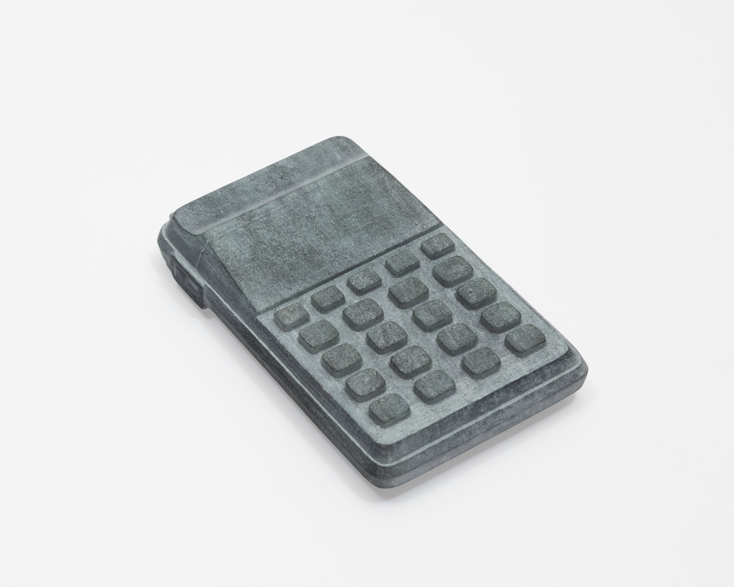 Casio Personal M-1
Calculator, 2025, hand-carved soapstone, 5 x 3 x 0.5 in.