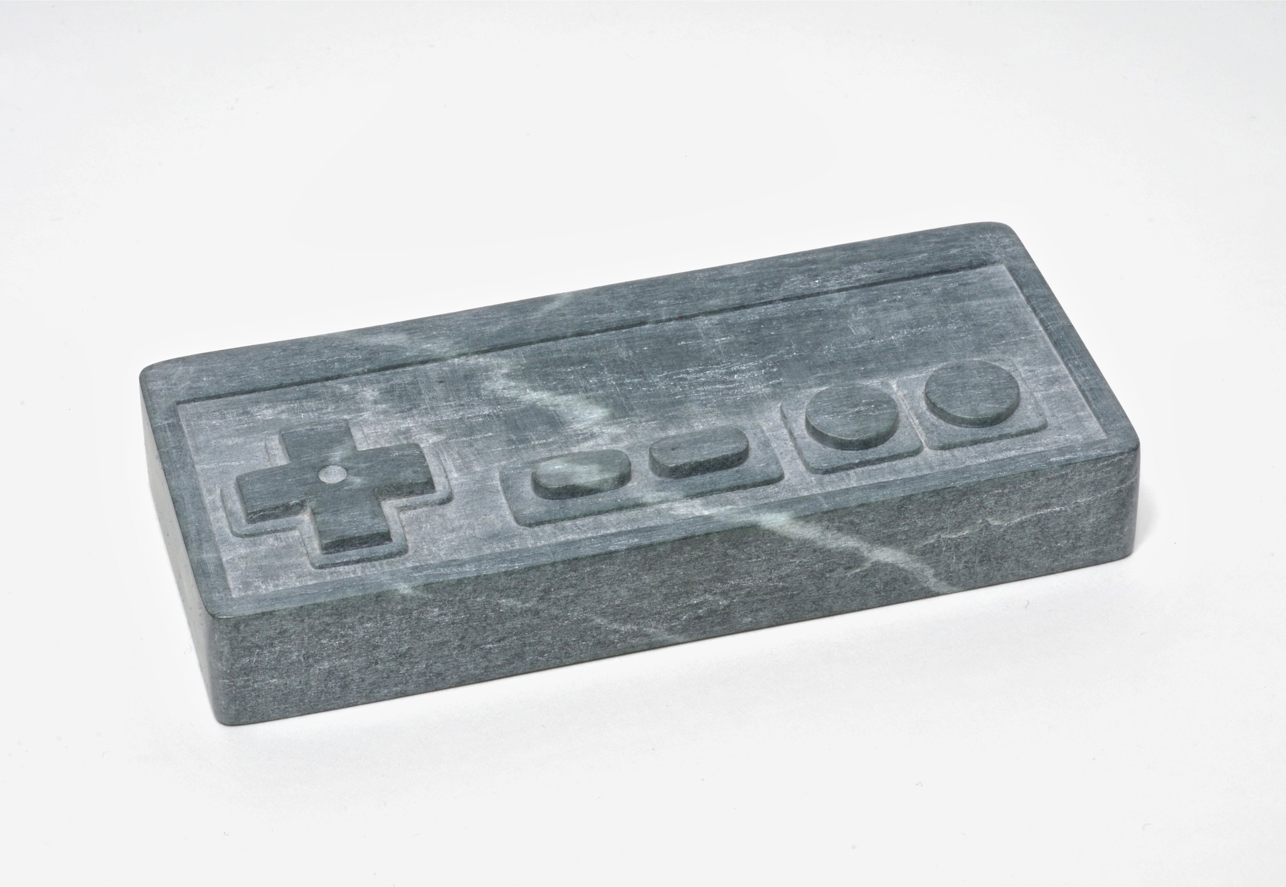 Original Nintendo Controller #3, 2023
Hand-carved soapstone
0.75 x 5 x 2 in