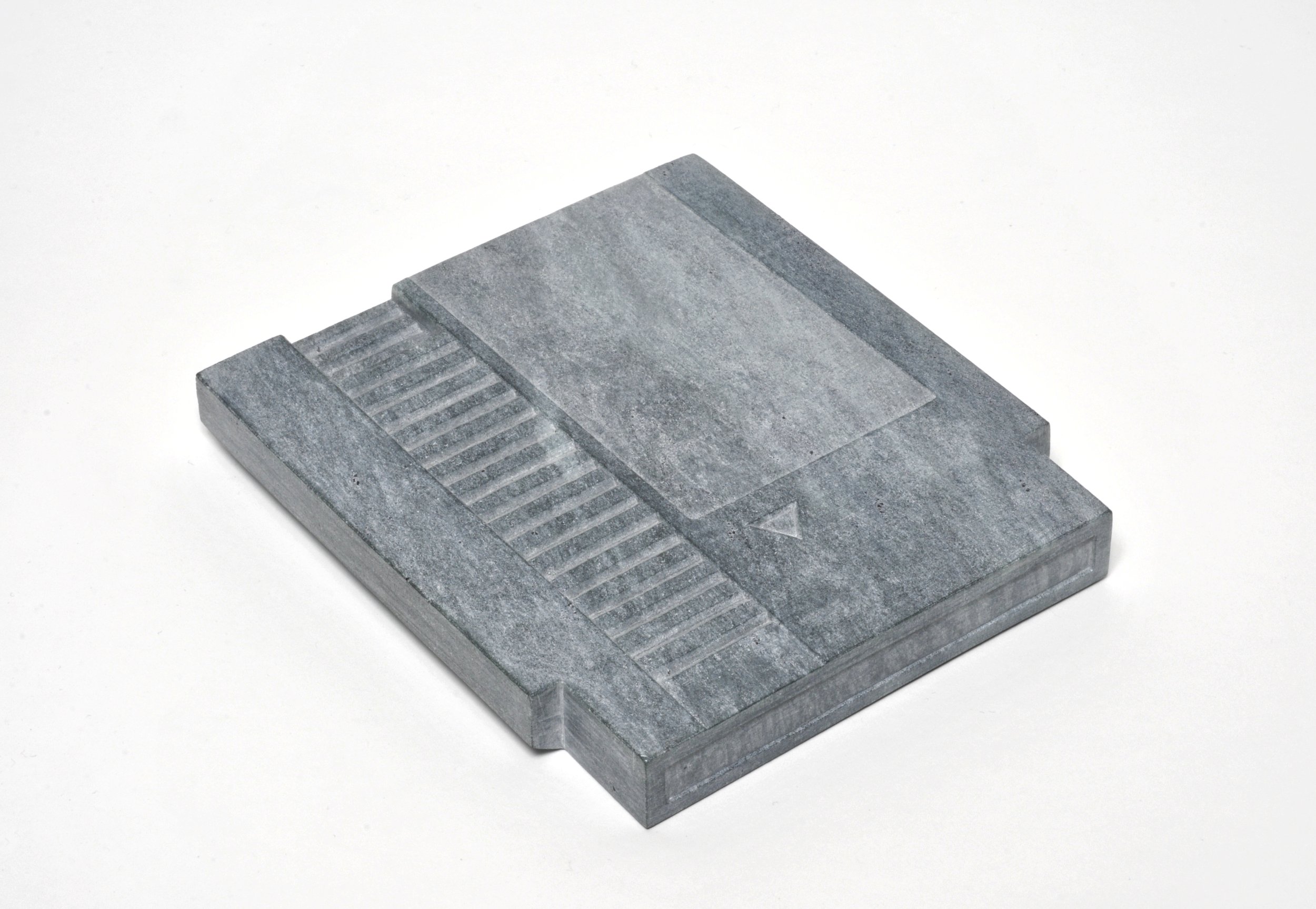 Original Nintendo Skate or Die, 2023
Hand-carved soapstone
0.75 x 5.25 x 4.5 in.