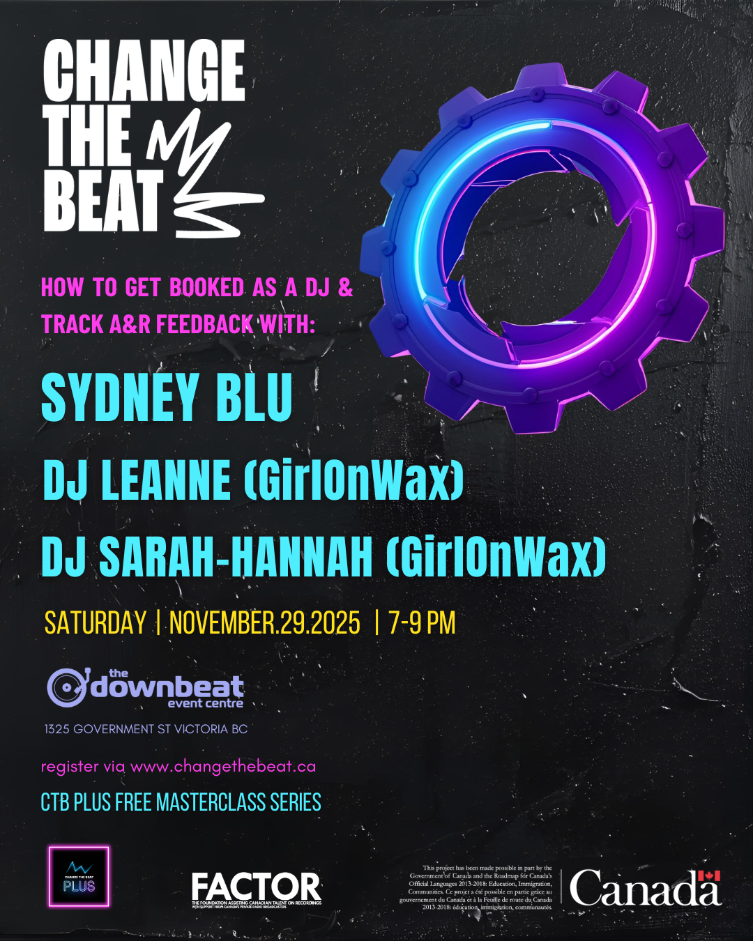 CTB Workshop | How To Get Booked + Track Feedback | Sydney Blu + DJ Leanne