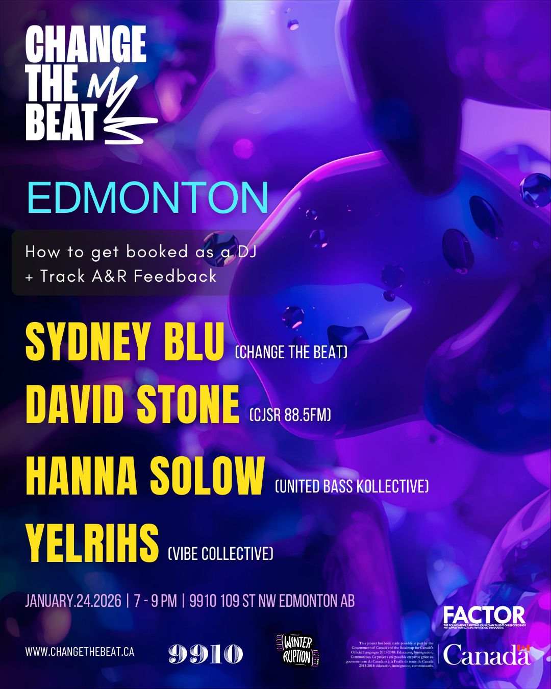 CTB Workshop | How To Get Booked + A&R Track Feedback | Sydney Blu, David Stone, Hanna SoLow + Yelrihs