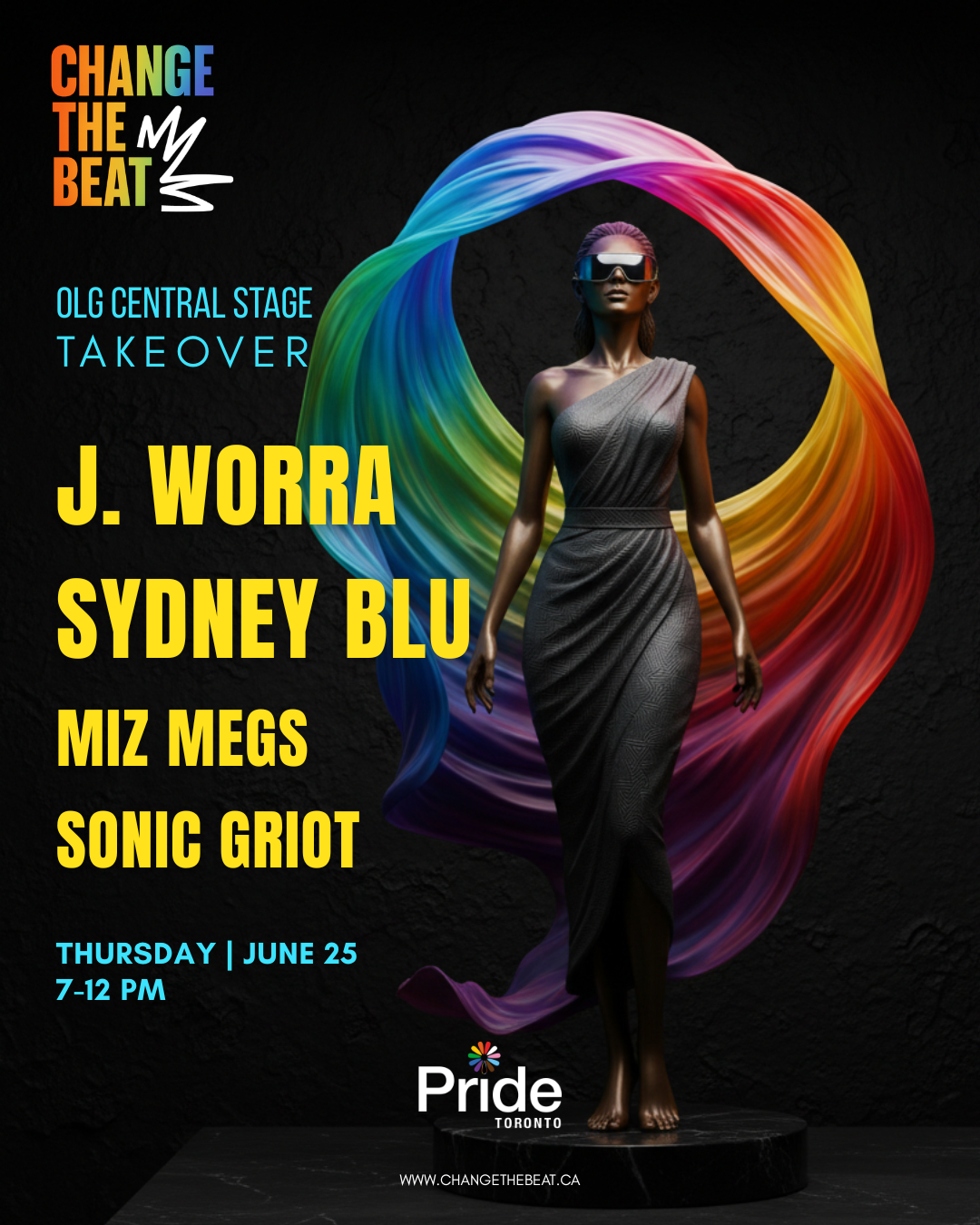 CTB TO Pride Takeover | J.Worra, Sydney Blu, Miz Megs, Sonic Griot | OLG Stage
