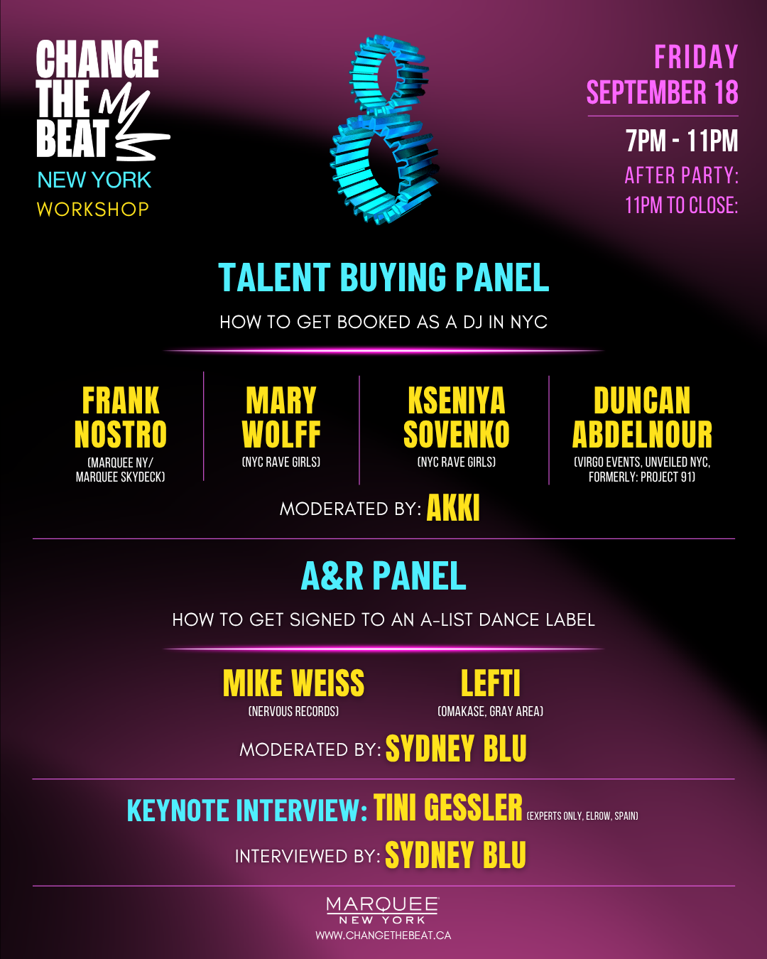 CTB Workshop | Talent Buying Panel, A&R Panel + Keynote Interview with Tini Gessler