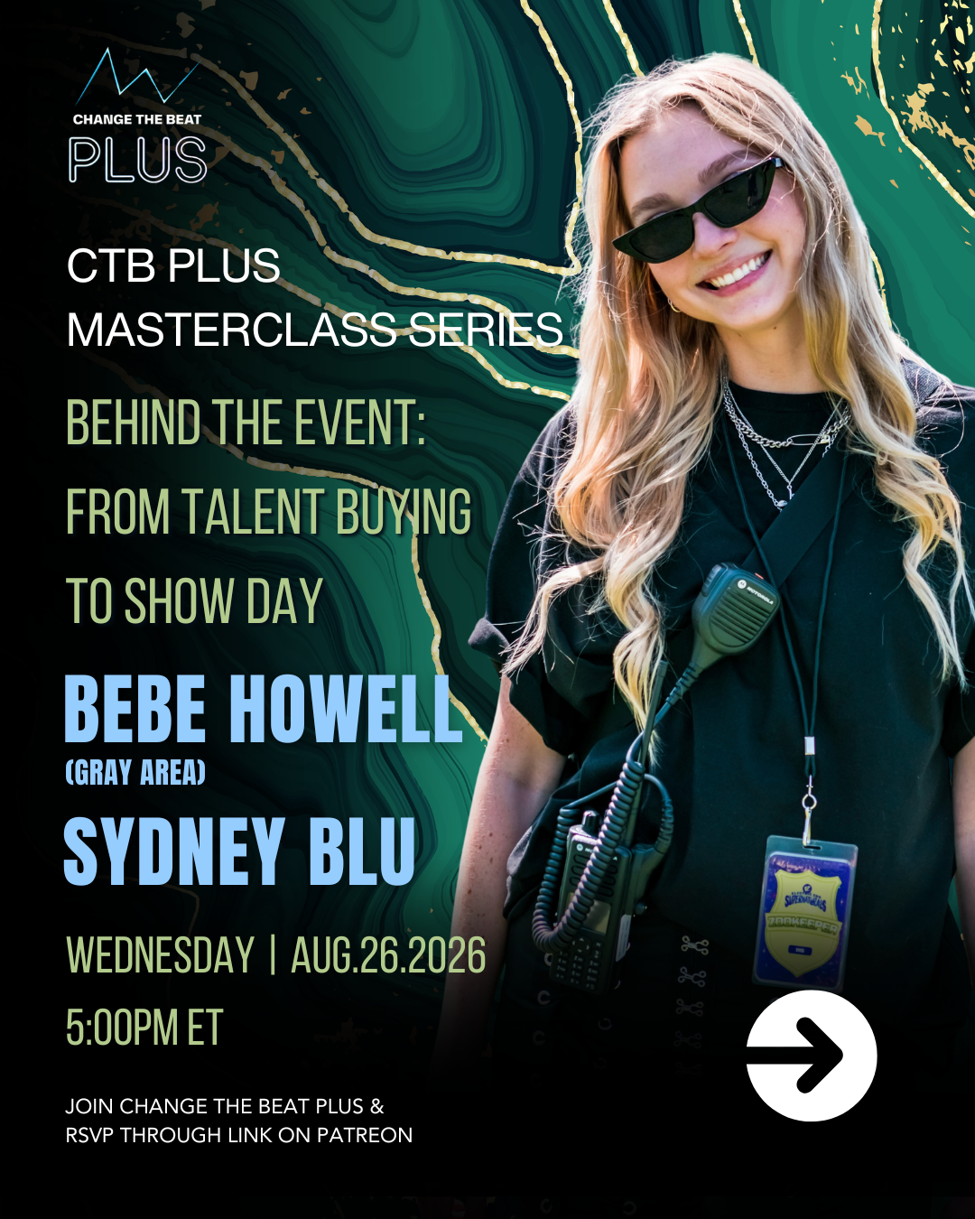 CTB Plus Masterclass | Behind The Event | Bebe Howell