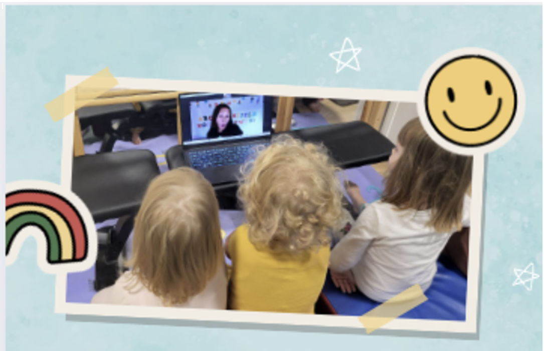 Teacher Kristine is awesome at teaching my 3-year-old English over Zoom. She keeps things fun and engaging with songs, games and interactive activities.